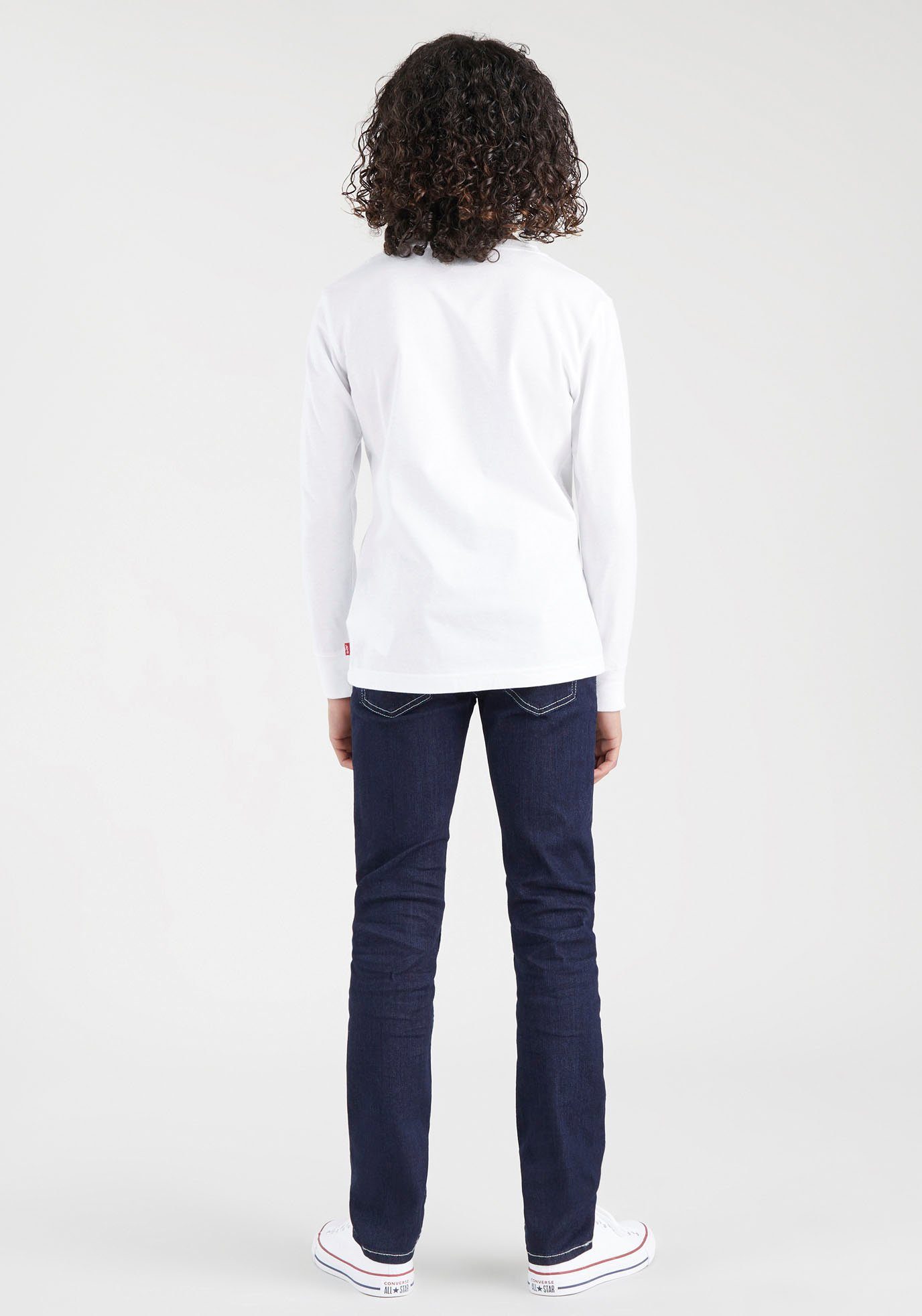 Levi's® Kids Langarmshirt white TEE BATWING for L/S BOYS