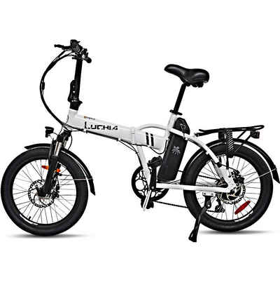 Fangqi E-Bike E-BIKE,Zusammenklappbares Elektrofahrrad,SHIMANO,250W/36V/10Ah,25km/h, 250W Heckmotor, 360 Wh Nabendynamo, (Geeignet für Körpergröße 160-190cm,25km/h, 55–65 km Reichweite,120kg, 6km/h Gehunterstützungsmodus, Zusammenklappbar, leicht und flexibel, Mountainbike,Citybike,Smart Electric Bike,Höchstgeschwindigkeit 25km/h), mit LCD-Display, Fahrradständer und Gepäckträger, Max.25km/h,IP54, PAS 3