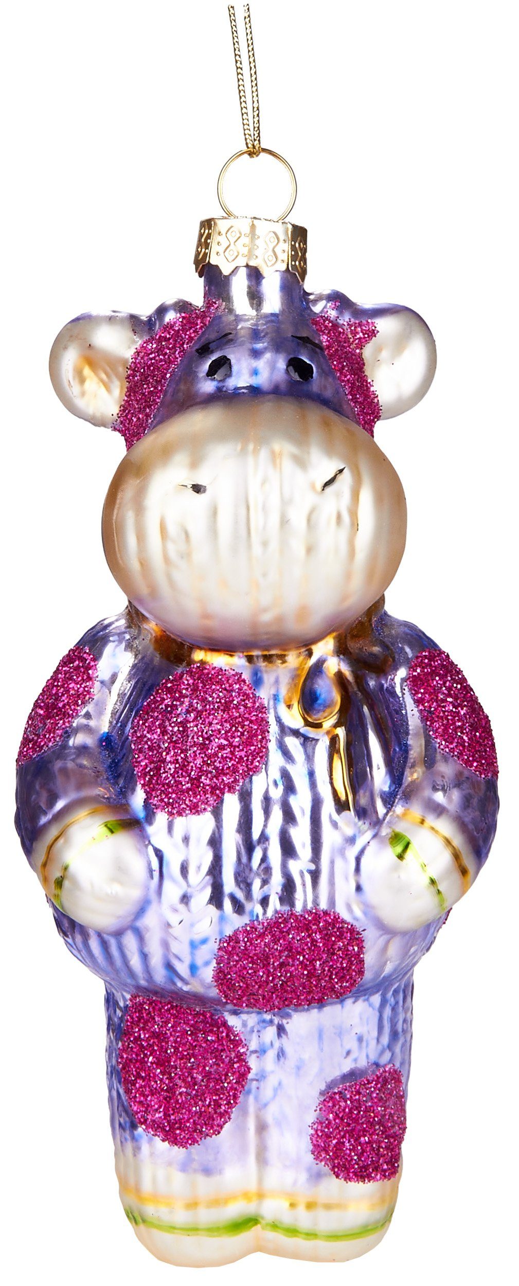 BRUBAKER Christbaumschmuck »Kunstvolle Weihnachtskugel Kuh in Lila  Strickanzug«, mundgeblasene Weihnachtsdekoration aus Glas, handbemalt,  lustige Baumkugel - 13 cm online kaufen | OTTO