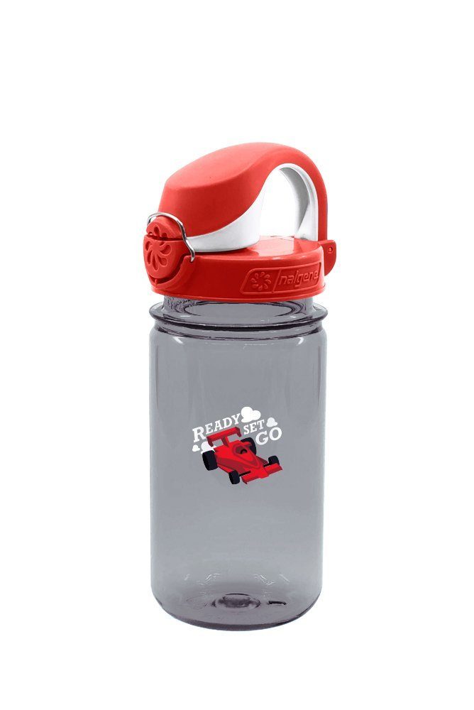 Nalgene Trinkflasche 0,35 L Kinderflasche Kids' 'OTF Rennauto Nalgene grau