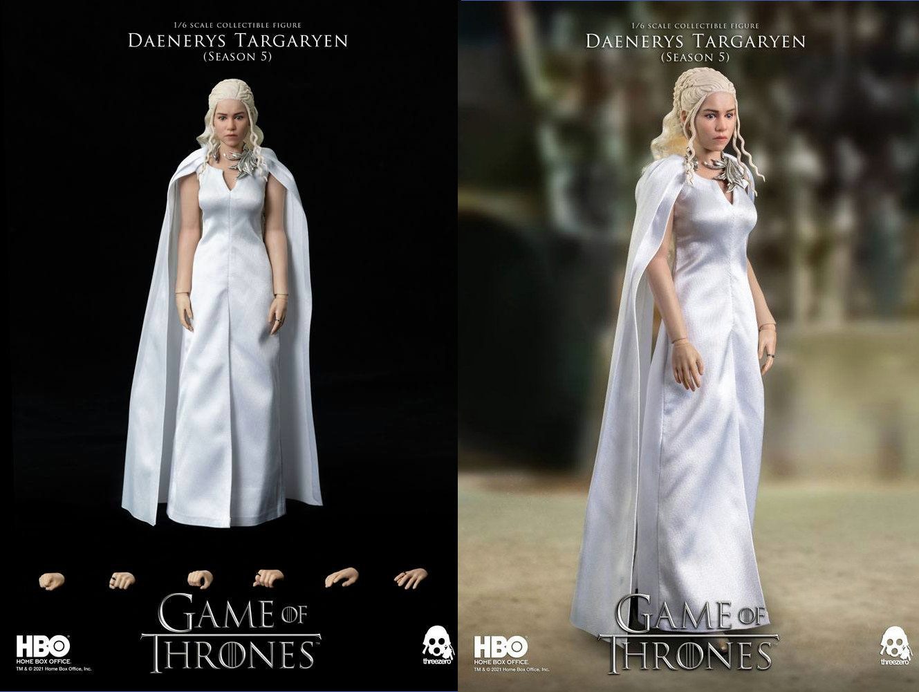 ThreeZero Actionfigur Game of Thrones 1/6 Daenerys Targaryen (Season 5) Limited Edition 28 c