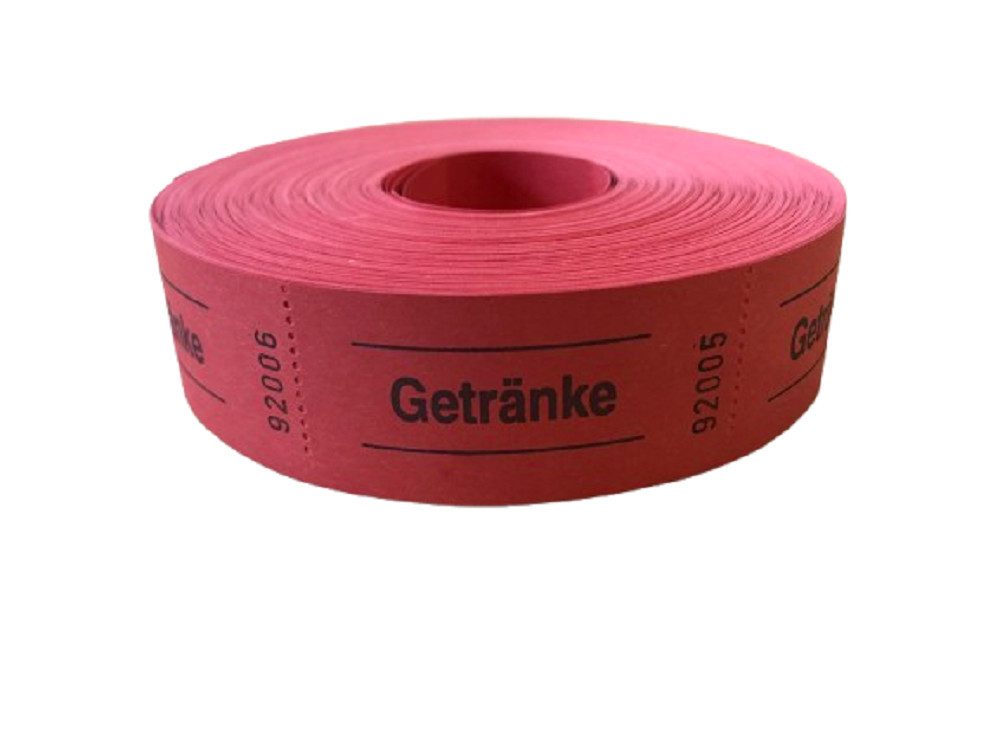 Lomatek Formularblock Getränkemarke, Getränkemarken, Liefermenge = 1 Rolle mit 1000 Marken