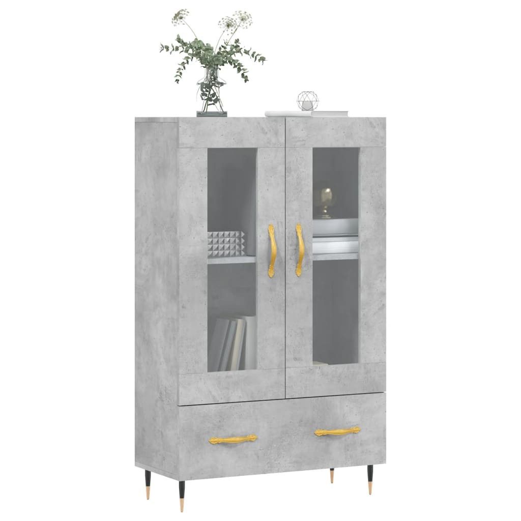 vidaXL Highboard Highboard Betongrau 69,5x31x115 cm günstig online kaufen