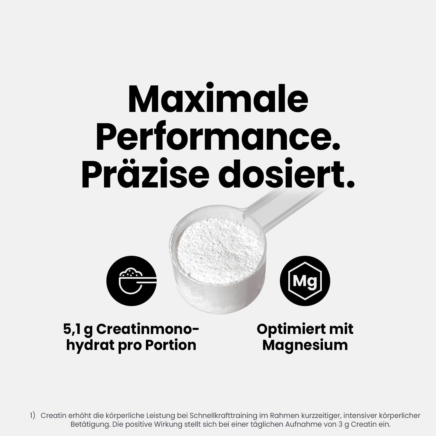 Best Body Nutrition Creatine Monohydrate - 500 g Dose Pulver, 500 g