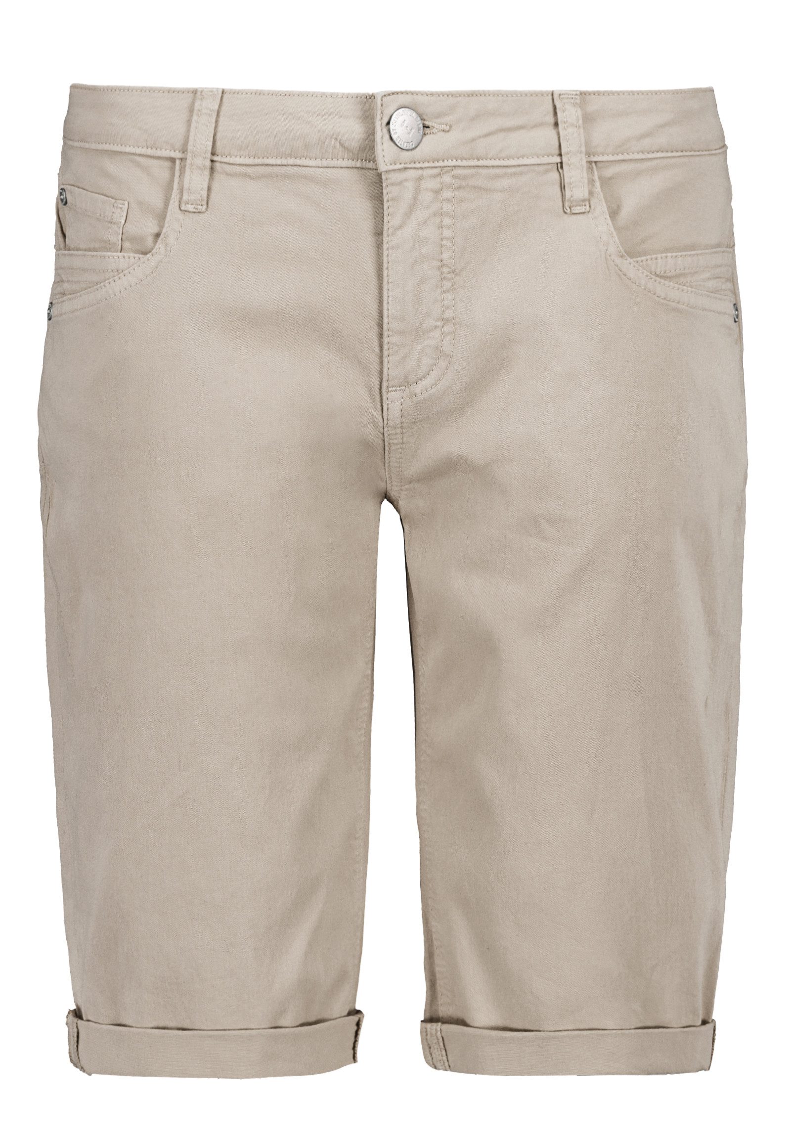 SUBLEVEL Bermudas Elastischer Materialmix, 5-Pocket-Details, Beinumschlag günstig online kaufen