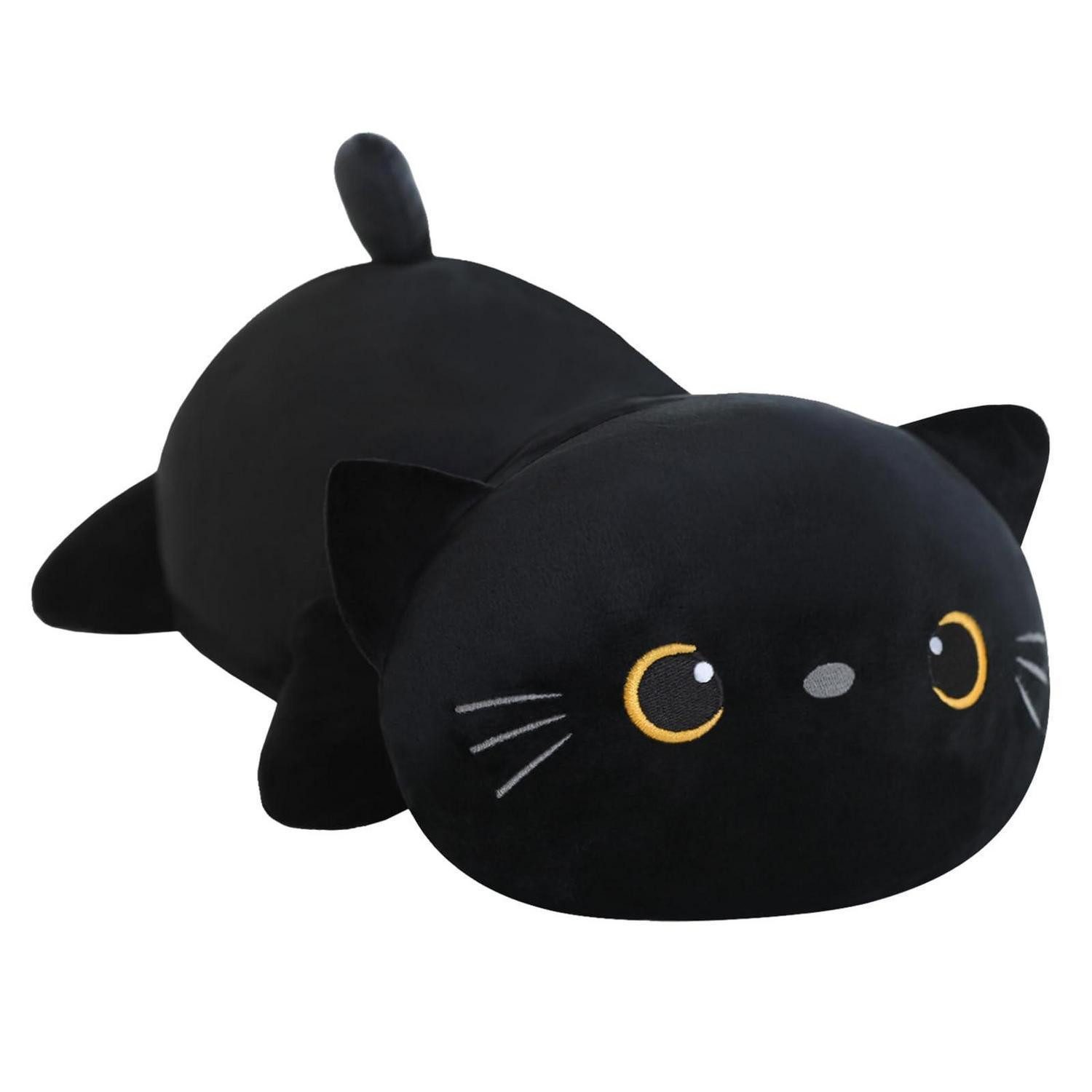 LuxusKollektion Kuscheltier Plüschtier Katze beschwert schwarz Spielzeug Geschenk Black Cat 35CM