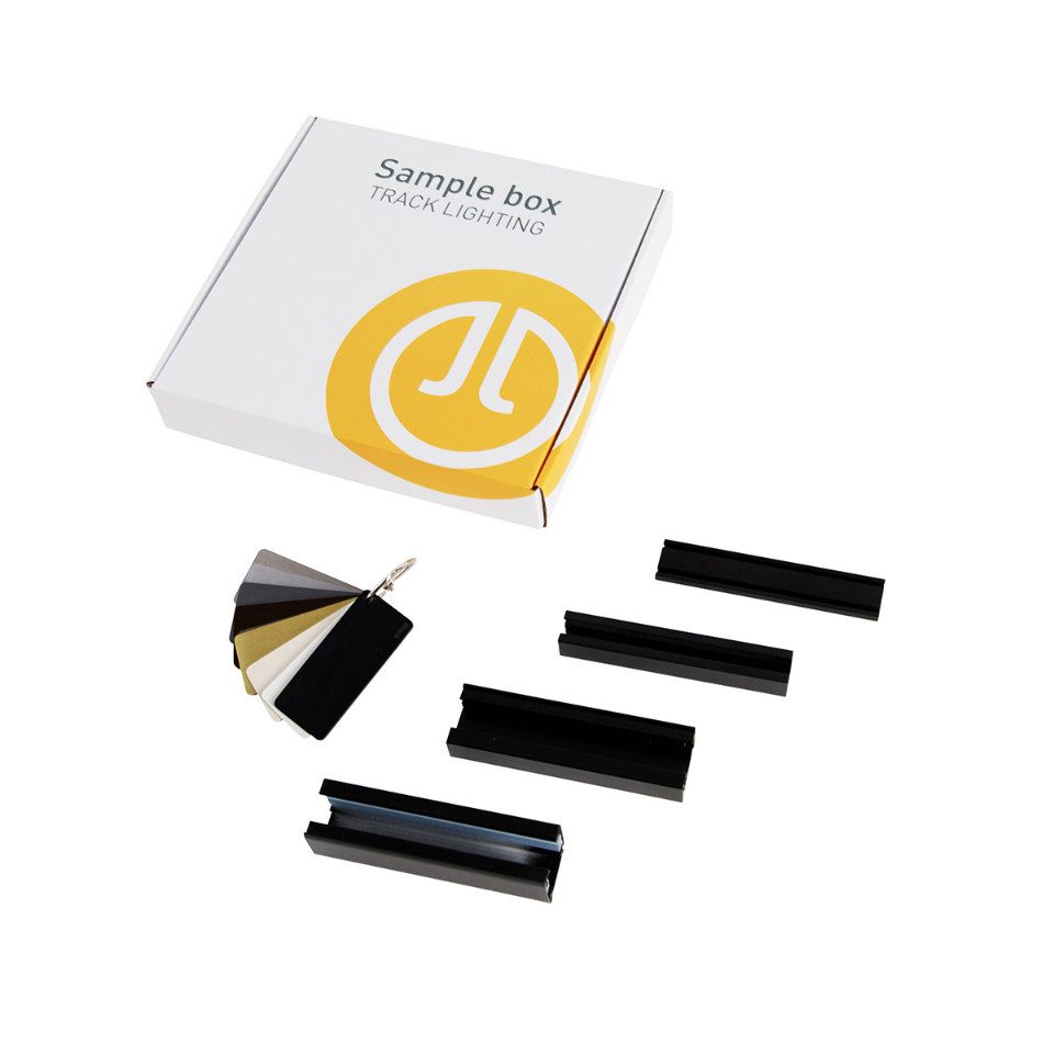 Qazqa Schienensystem-Schienen Rails sample box, 24 cm, (1-tlg)