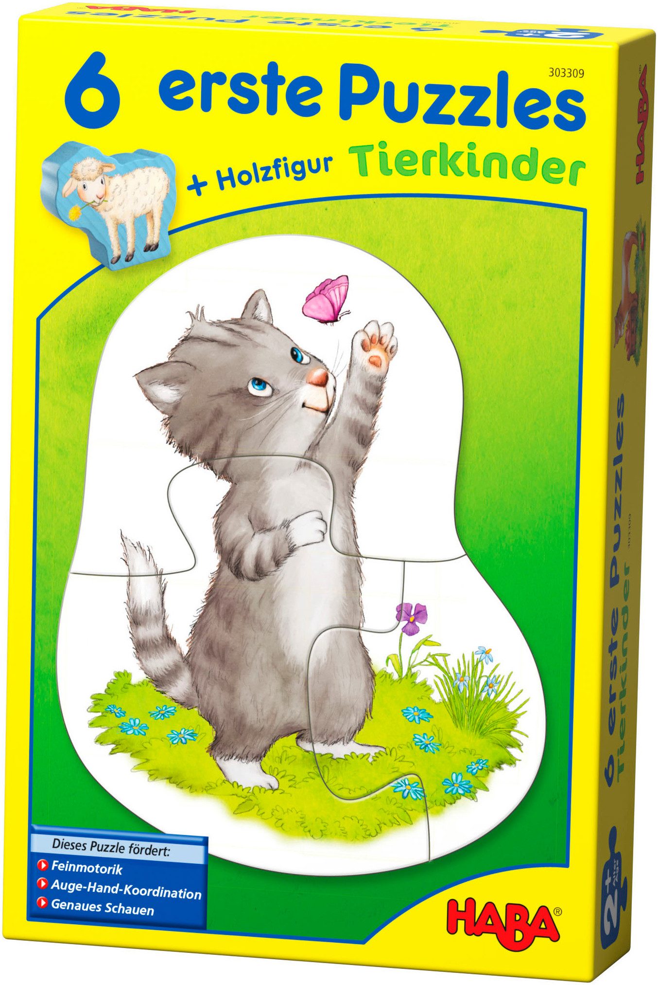 Haba Puzzle Tierkinder, 18 Puzzleteile günstig online kaufen