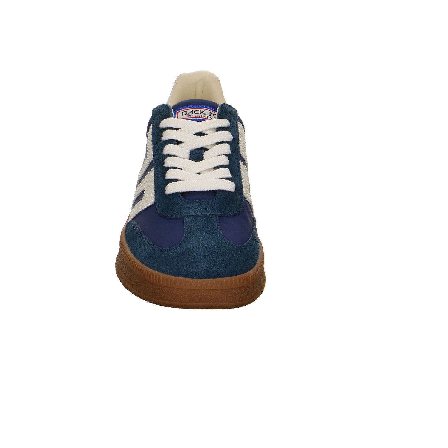 Back 70 Back 70 Double Navy Velour Schnürschuhe blau Schnürschuh