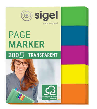 Sigel Fotopapier sigel Haftmarker Film mini, 50 x 12 mm, 200 Blatt