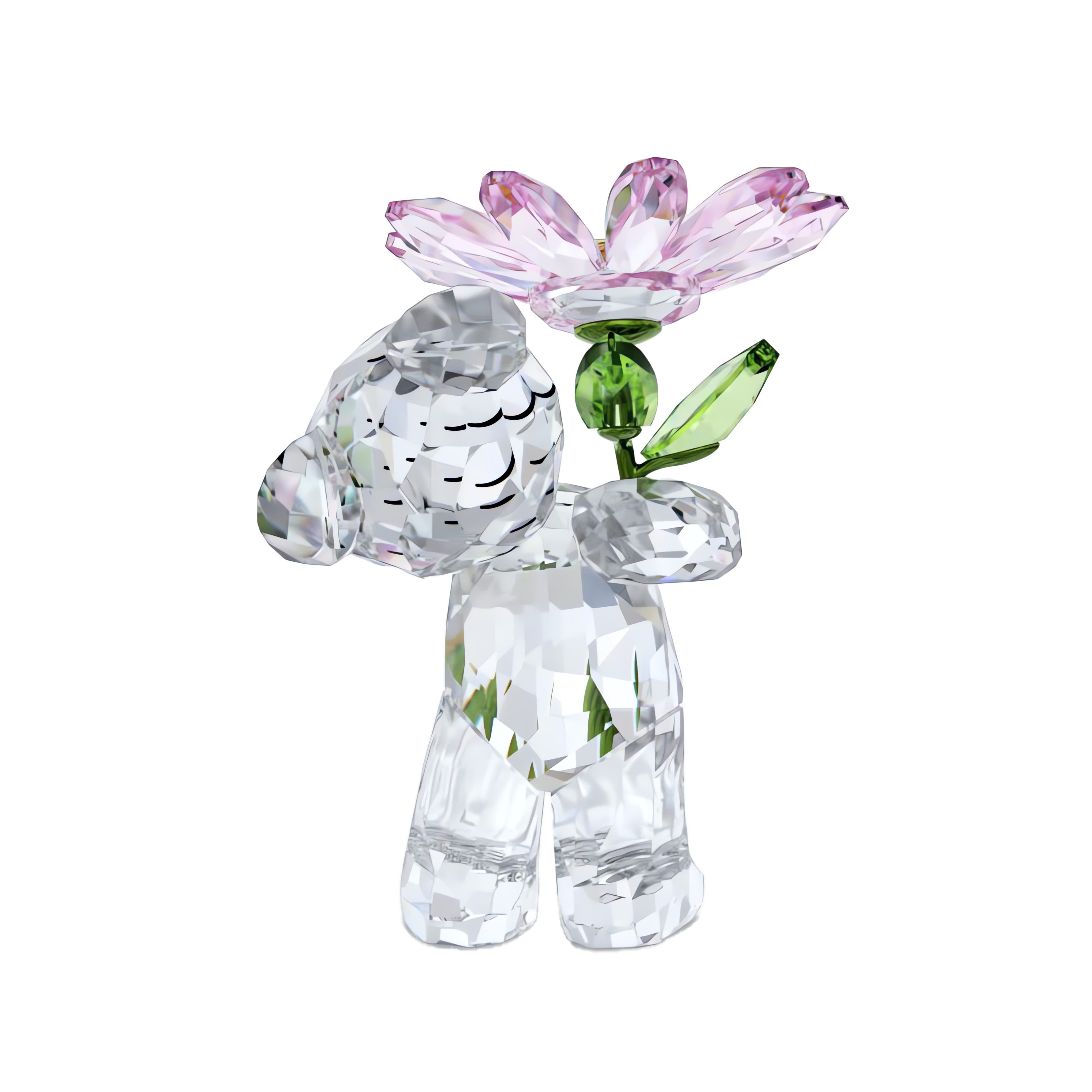 Swarovski Dekofigur Kristallfigur Sammelfigur Kris Bär Ein Gänseblümchen für Dich (1 St), Swarovski® Kristall