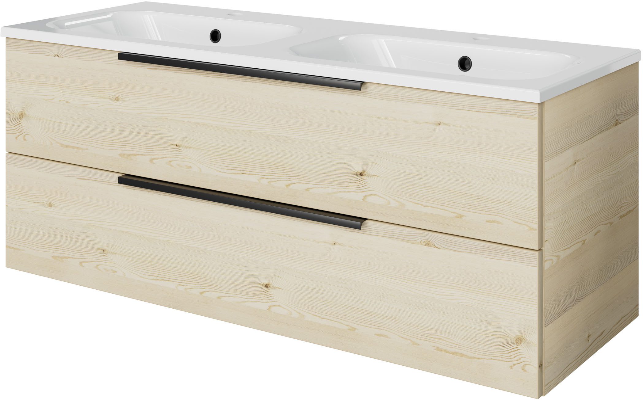Saphir Badmöbel-Set Mineralmarmor-Waschtisch mit Waschtischunterschrank, (2-St)