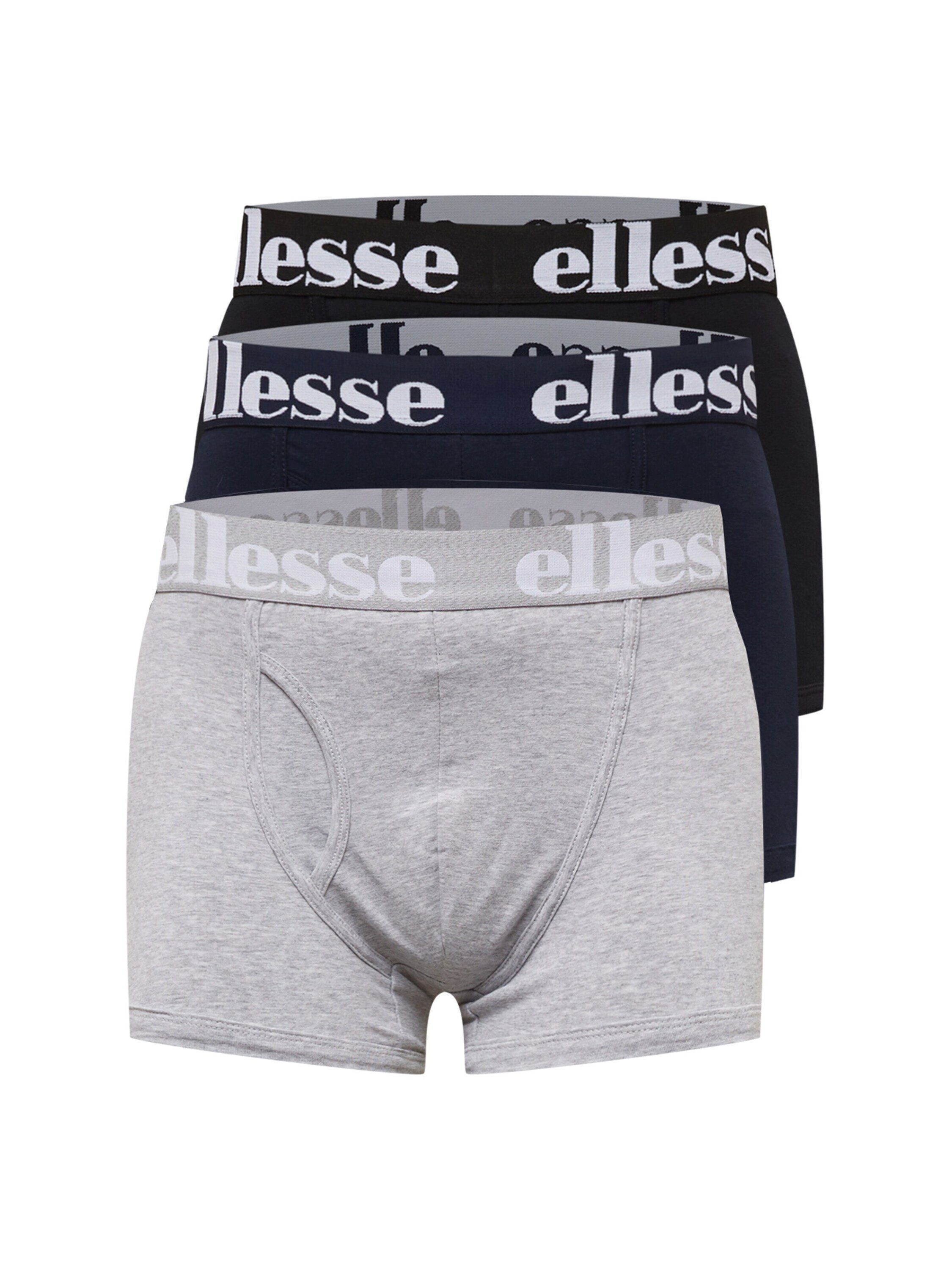 Ellesse Boxershorts (3-St) Black / Grey / Navy