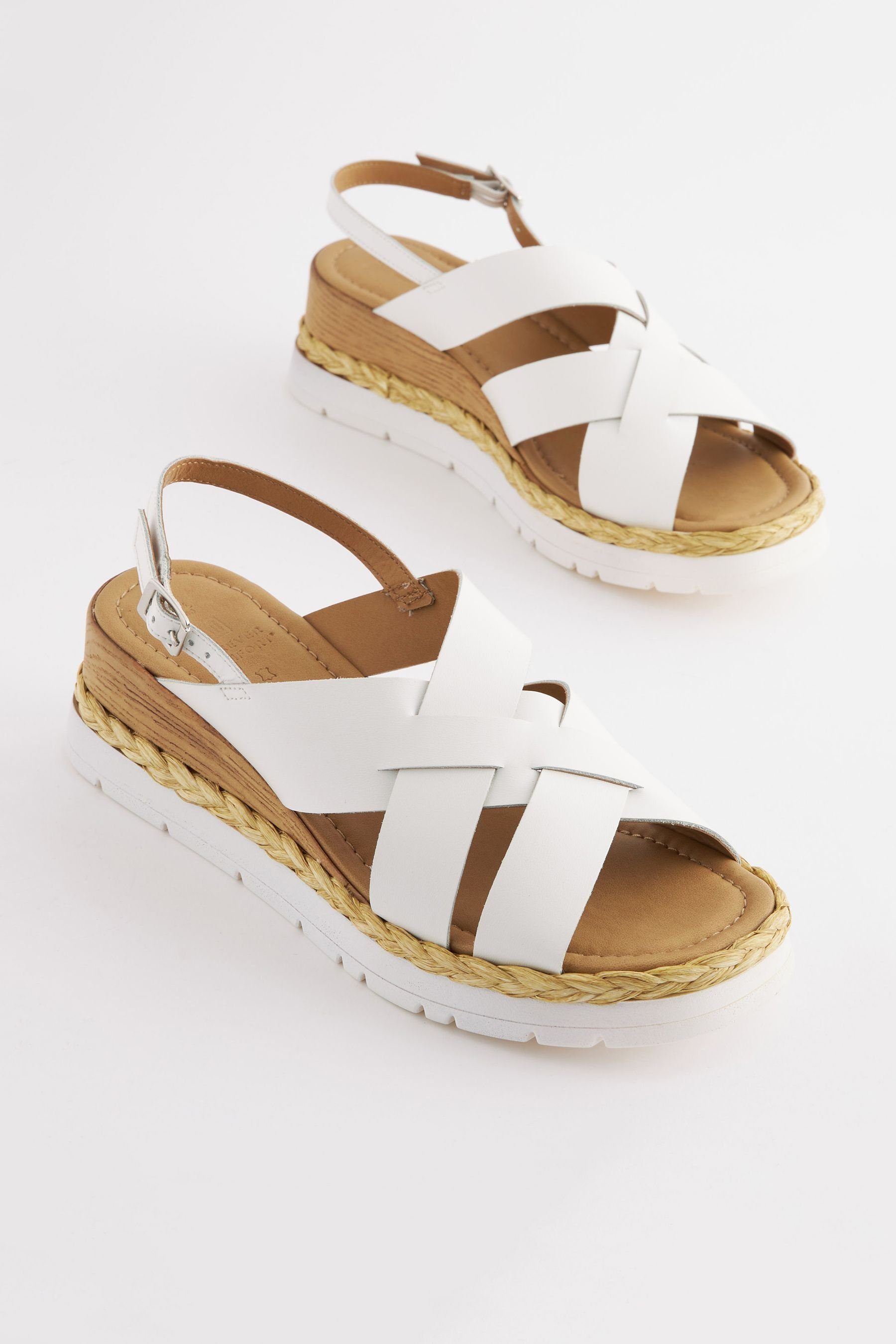 Next Forever Comfort® Keilabsatzschuhe mit X-Riemen Keilsandalette (1-tlg)