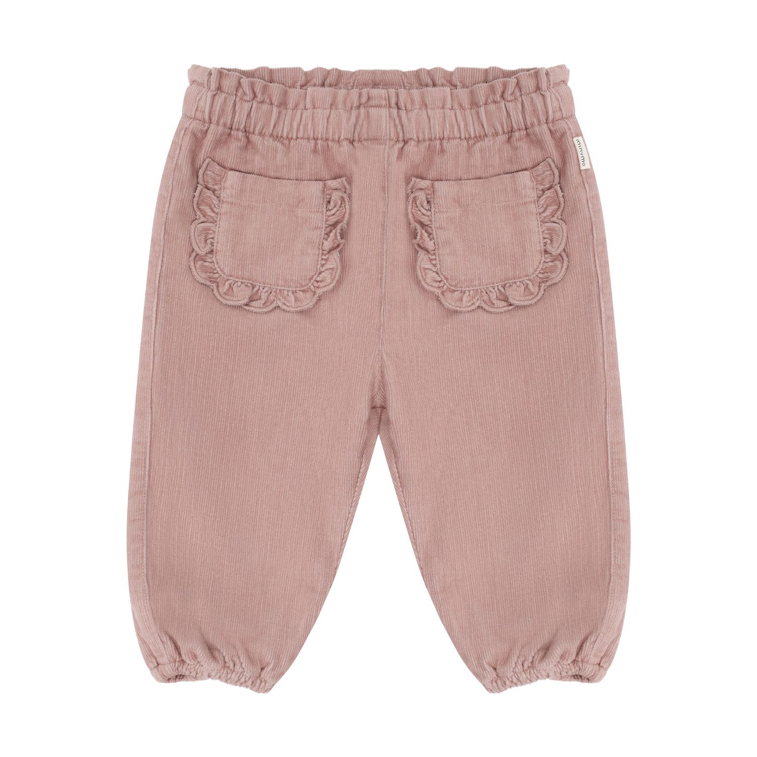 Minymo Cordhose Baby Cordhose mit Rüschen-Taschen aus 100 % Baumwolle