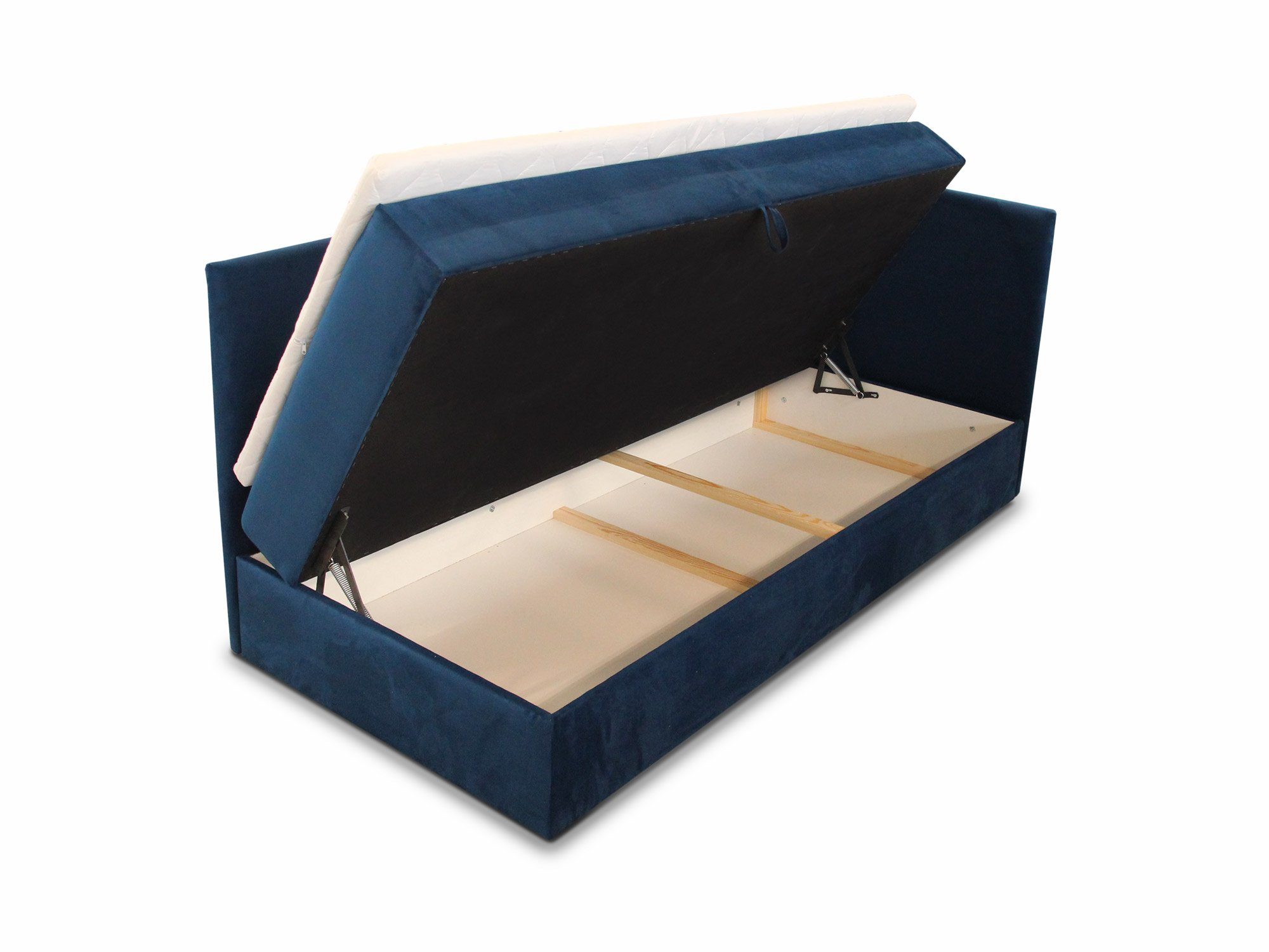 Sofnet Boxbett Flame (mit Bettkasten, Bonell-Matratze und Topper), Einzelbett, Polsterbett, Boxspringbett, Kinderbett, Jugendbett