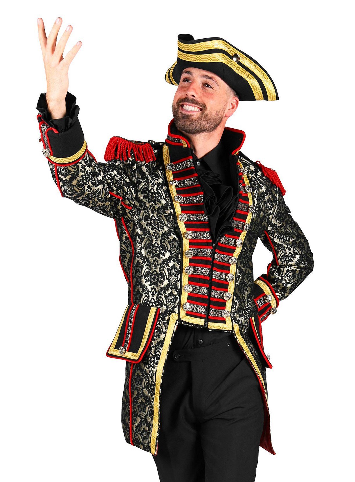 thetru Kostüm Karnevalsgarde Herrenjacke, Hochwertige Uniformjacke für Prin günstig online kaufen