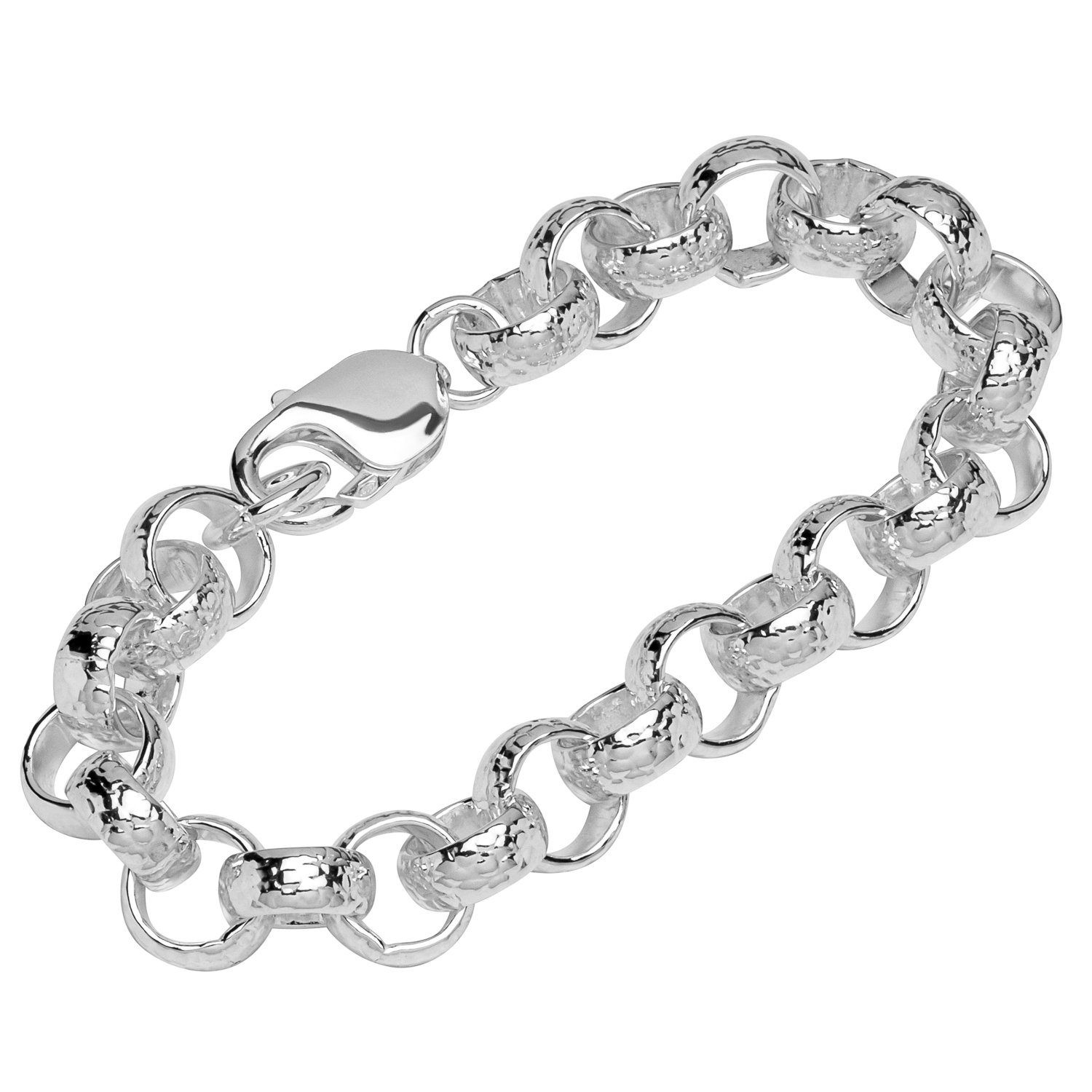 Silberarmband Armband 925 Sterling Silber 19cm Erbskette Herren