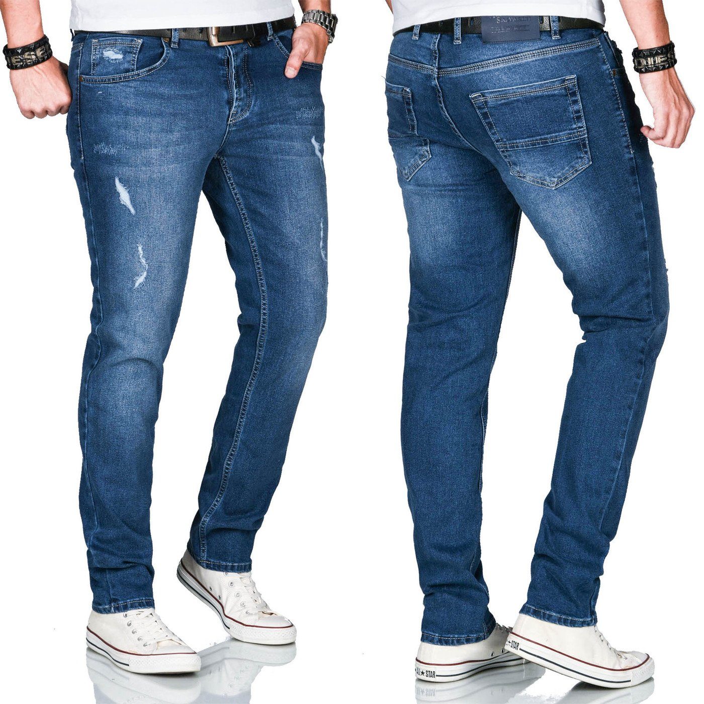 Alessandro Salvarini Straight-Jeans ASCatania mit used günstig online kaufen