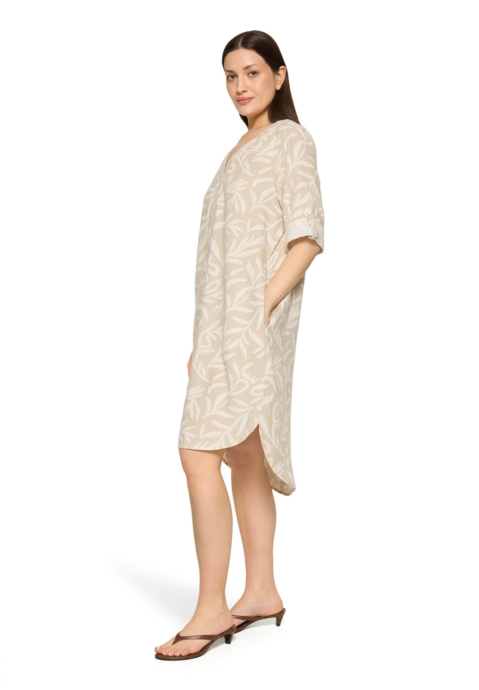 Cartoon Sommerkleid Damen mit Muster