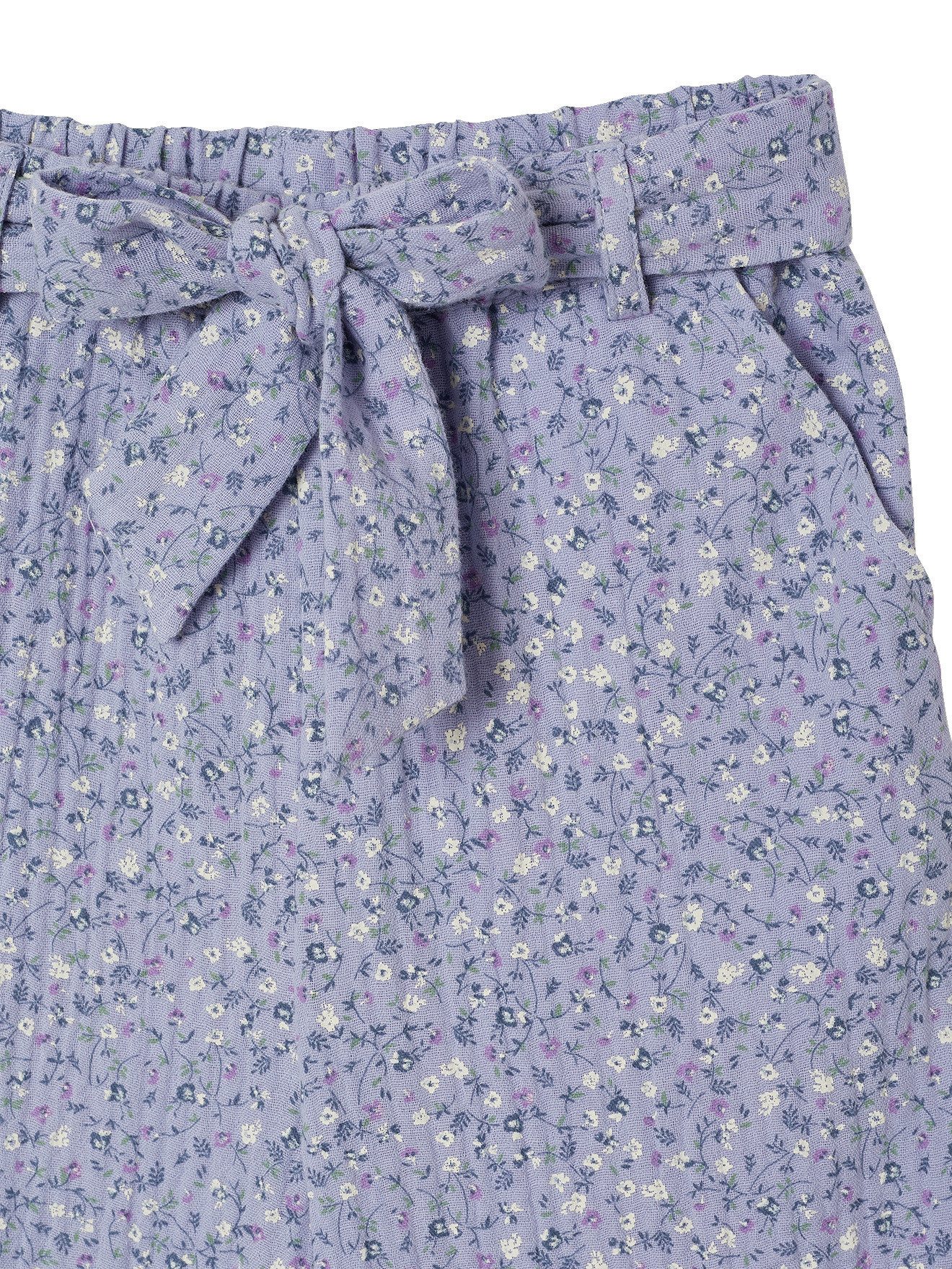 vertbaudet 3/4-Hose 3/4-Hose aus Musselin Mädchen, Volantsaum