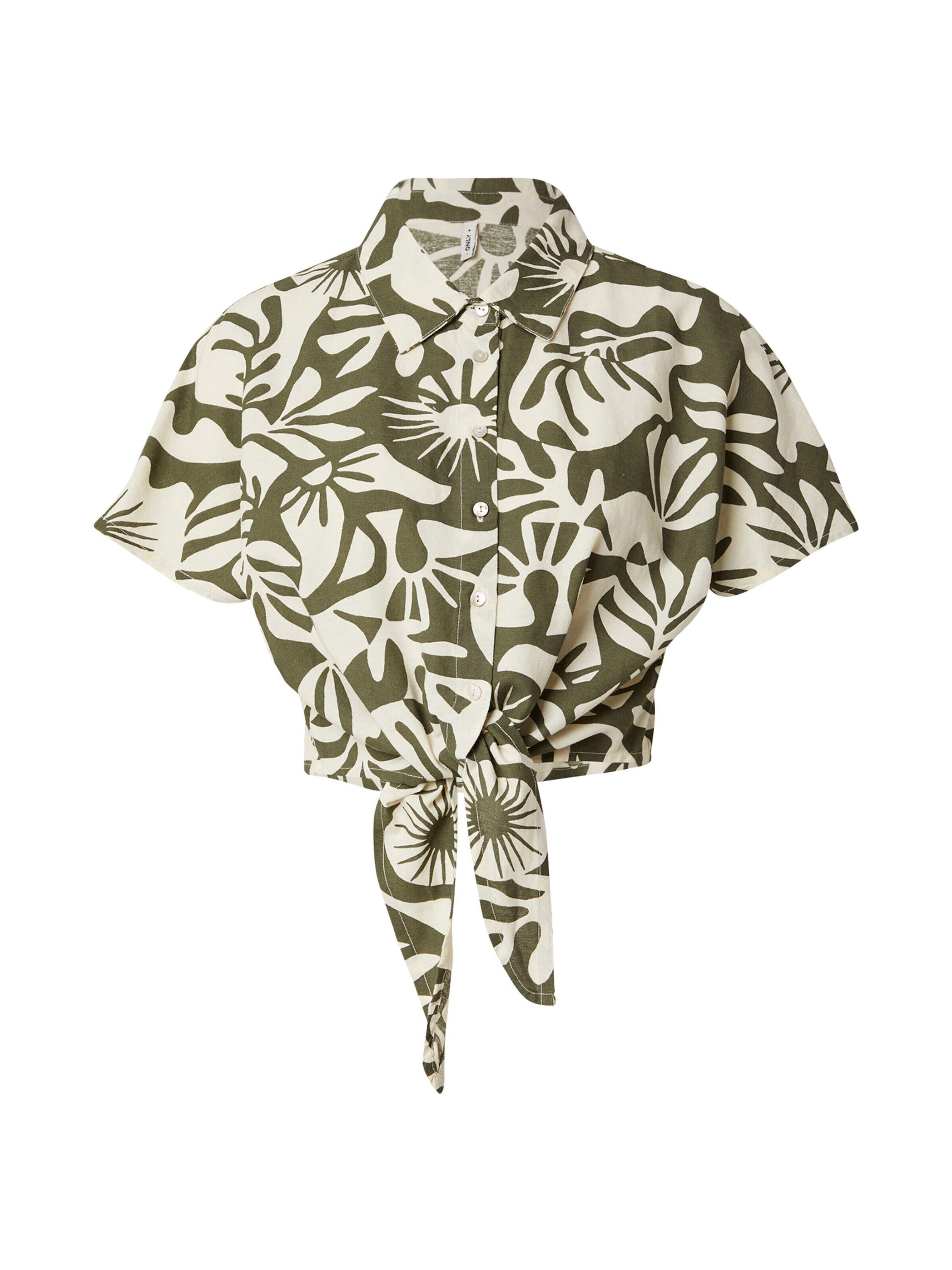 ONLY Funktionsbluse ONLJAKIRI LINEN (1-tlg) Drapiert/gerafft