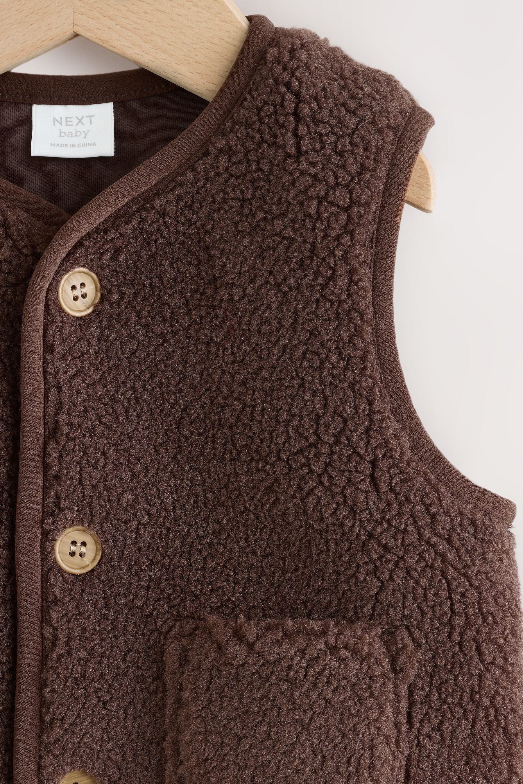 Next Steppweste Babyweste aus Teddyfell (1-tlg)