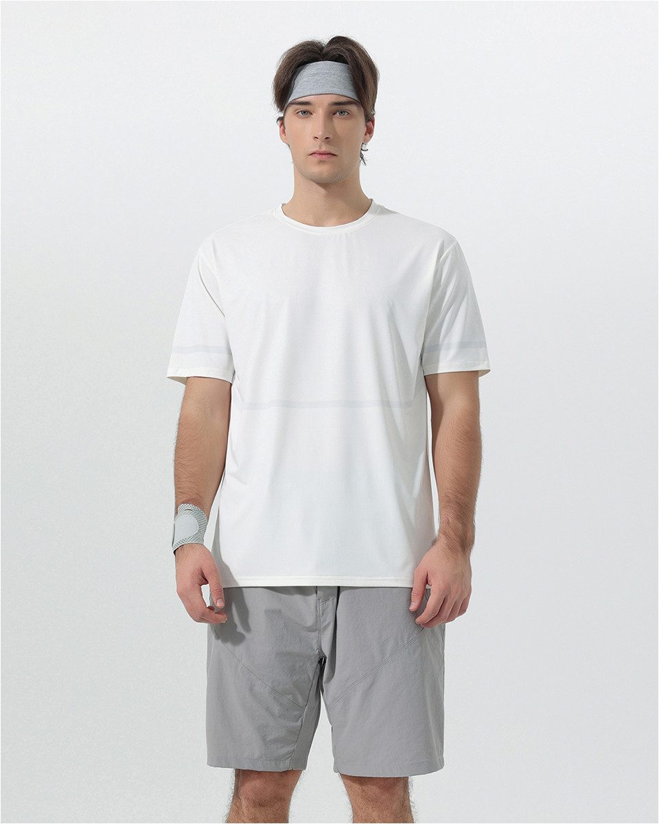 YOUTHUP T-Shirt Herren Colorblock T-Shirt atmungsaktiv für Freizeit & Outdoor