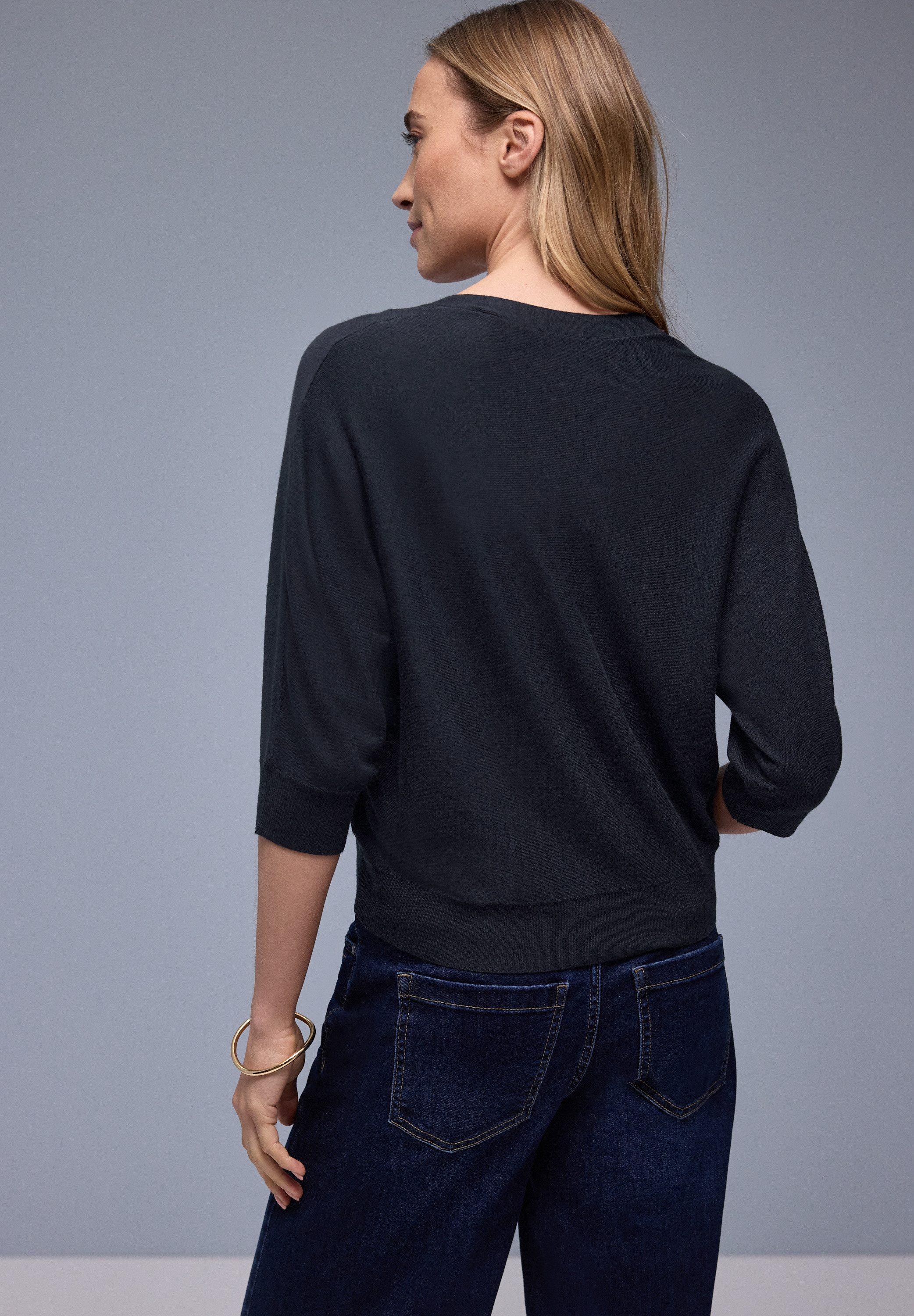 STREET ONE Cardigan 3/4-Arm und V-Ausschnitt