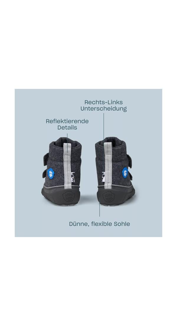 Affenzahn Wolle Comfy Winterstiefel wasserdicht und warm gefüttert