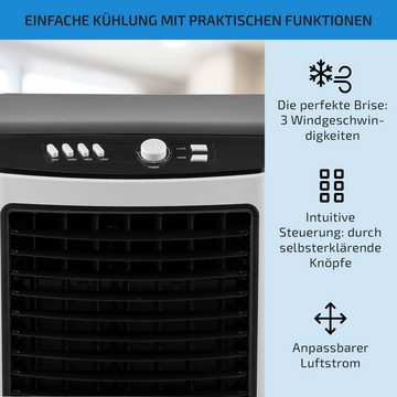 ONECONCEPT Ventilatorkombigerät MCH-2 V2 3-in-1 Luftkühler, mit Wasserkühlung & Eis mobil Klimagerät ohne Abluftschlauch