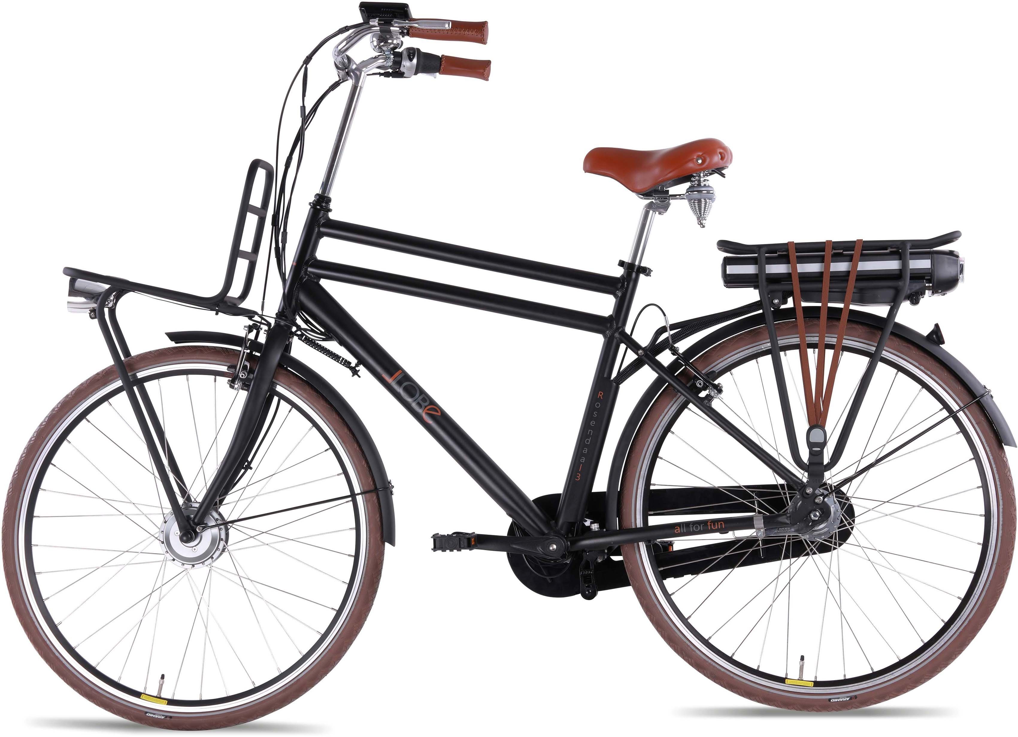 3 Frontmotor, E-Bike 468 Wh Shimano, 7 Nabenschaltung, LLobe Gang Rosendaal Gent, 13Ah, Akku