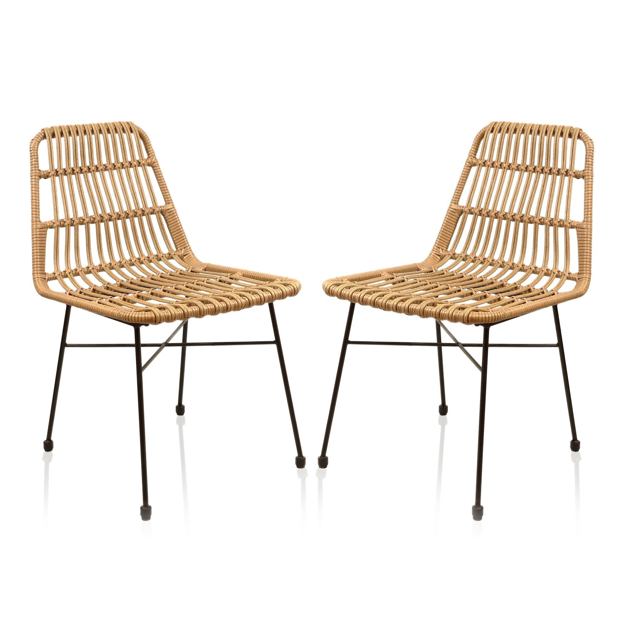 Lycce Rattanstuhl Stuhl Gartenstuhl LEON Loungemöbel günstig online kaufen