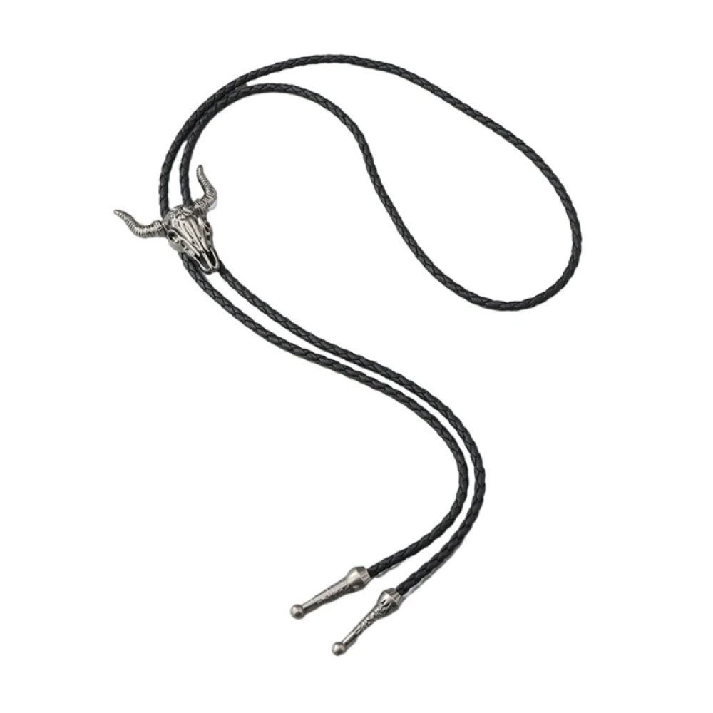 Ware aus aller Welt Krawatte Bolo Krawatte mit Longhorn und Kordel Western günstig online kaufen
