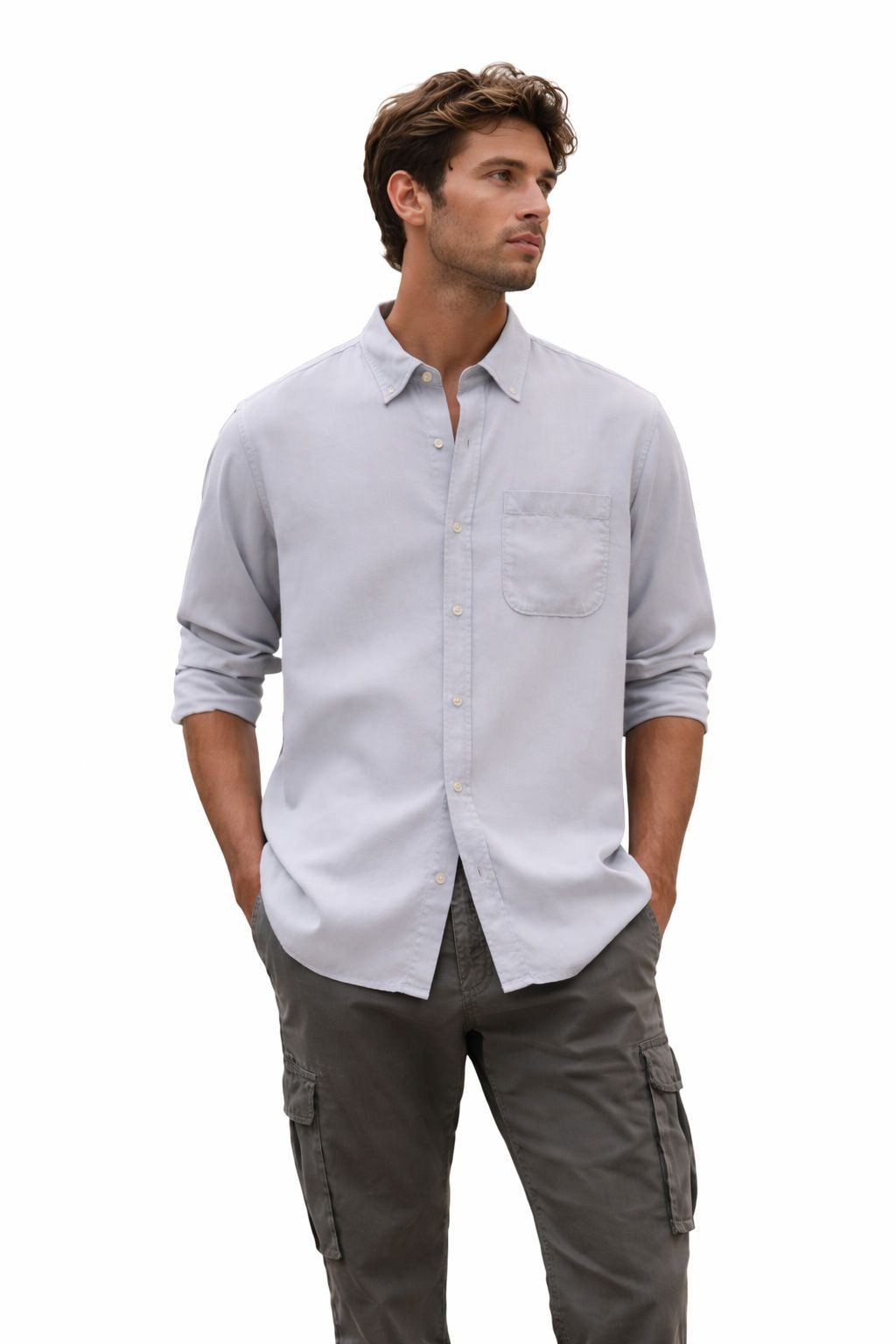 ECOALF Langarmhemd ANTEJO TENCEL SHIRT MAN