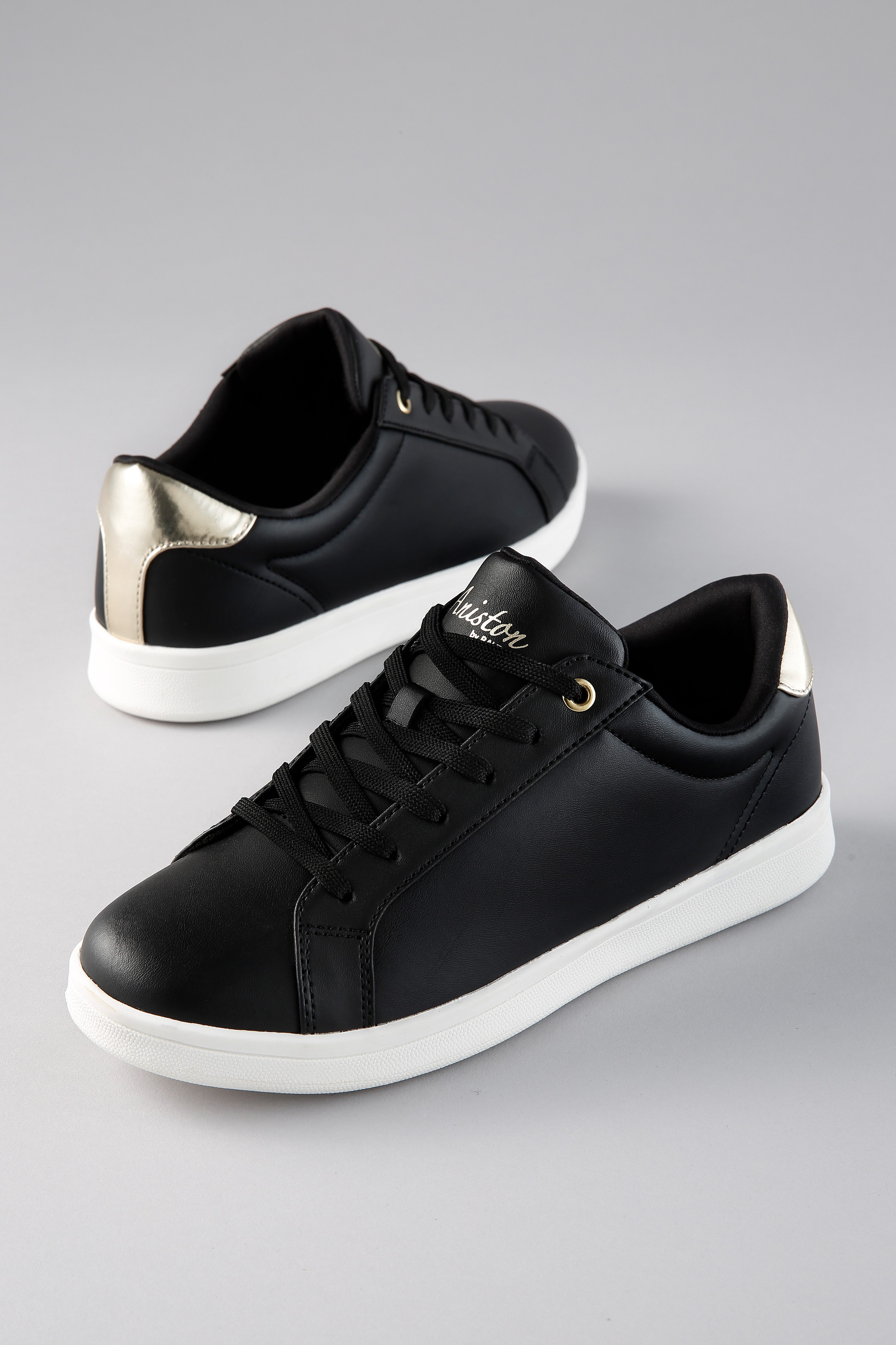 Aniston SHOES Sneaker Schnürschuh, Freizeitschuh mit Metallic-Akzent - NEUE günstig online kaufen