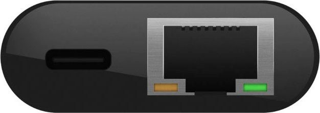 Belkin USB-C auf Gigabit-Ethernet-Adapter Typ W mit 60 Typ USB USB PD C Adapter zu C