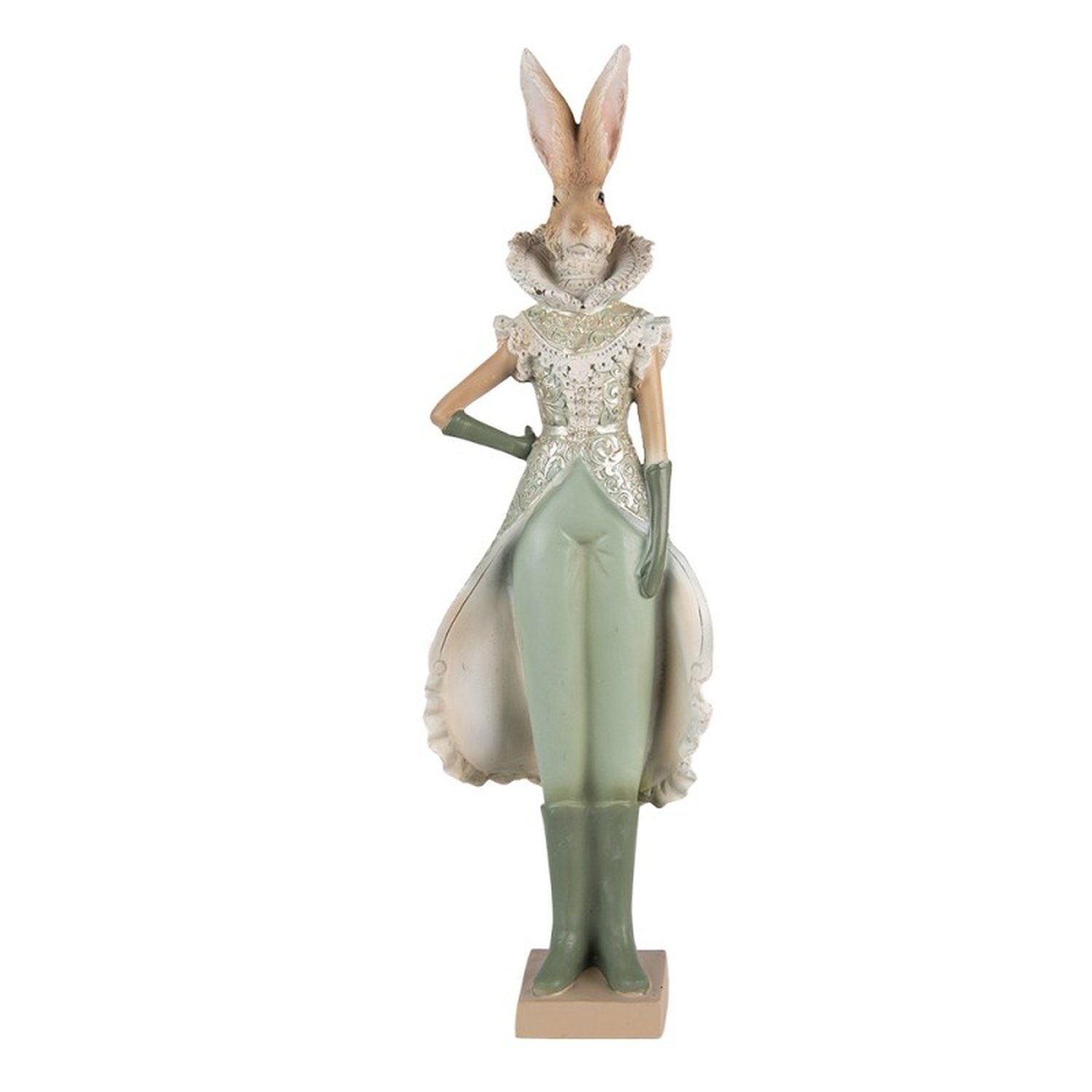 Caldine Dekofigur Figur Kaninchen 44cm Ostern Osterhase Deko