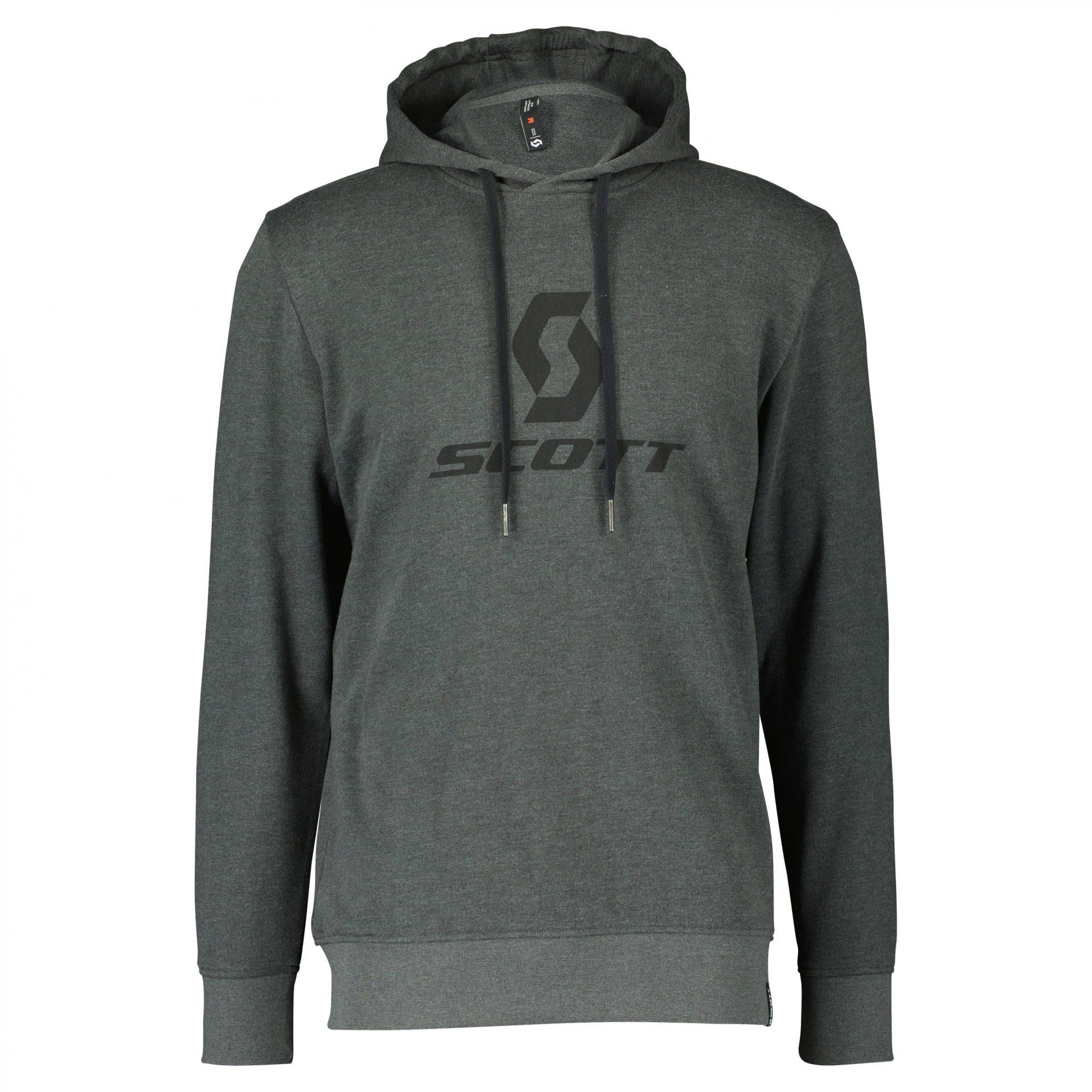 Scott Fleecepullover Scott M Icon L/sl Hoody Herren Sweater Dark Grey Melange