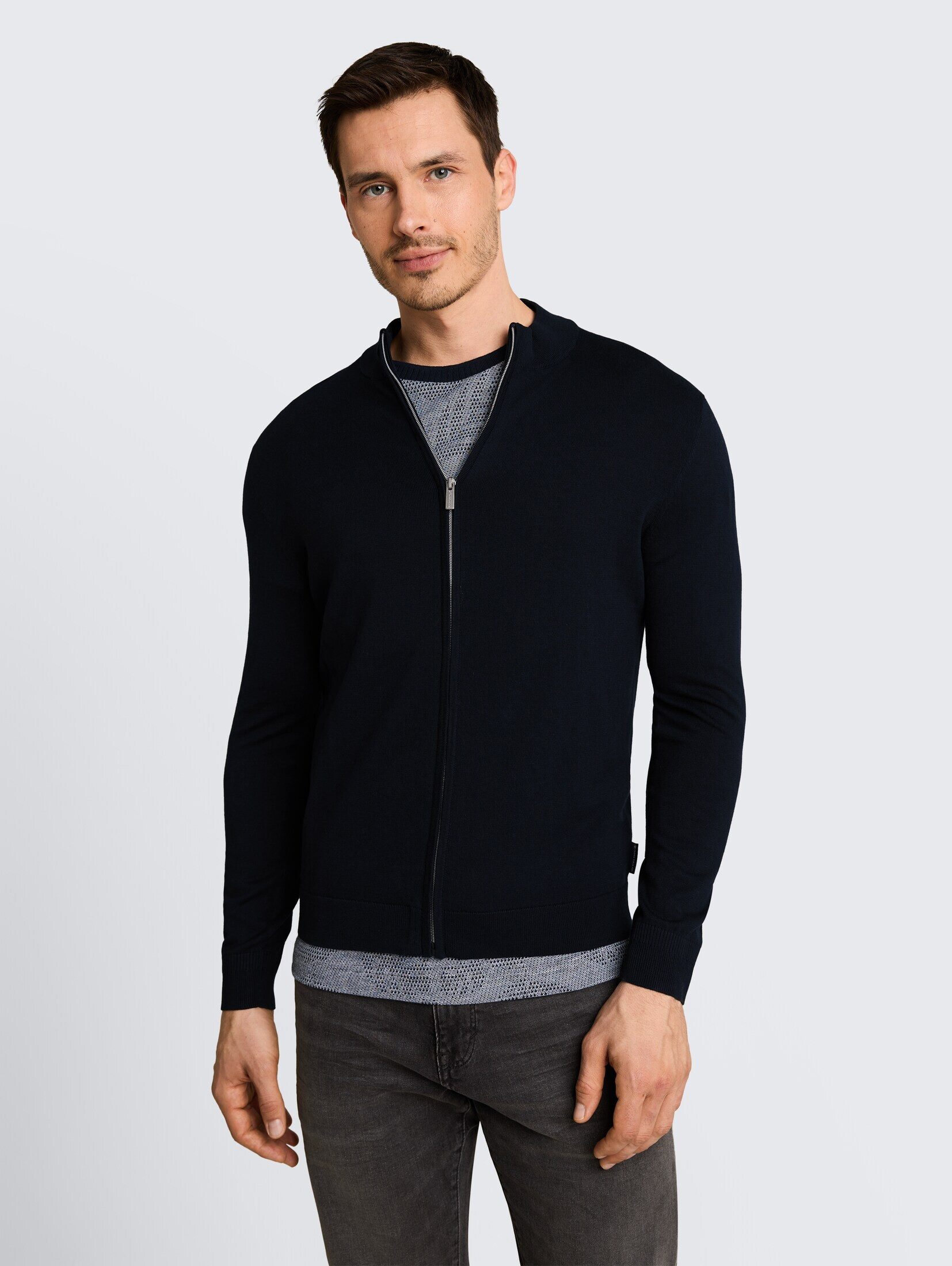TOM TAILOR Cardigan Pullover & Strickjacken Strickjacke mit Seidenanteil