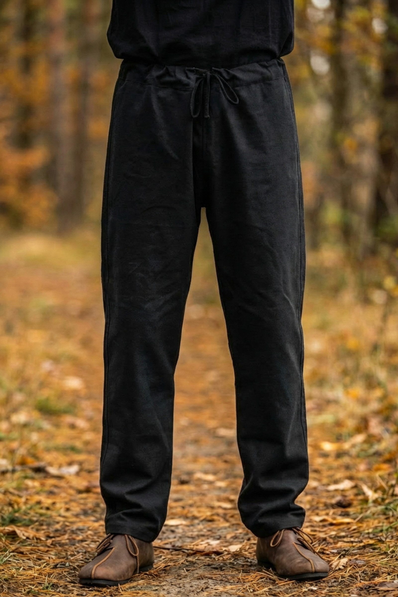 Leonardo Carbone Ritter-Kostüm Hose "Peter" mit Kordelzug, robustes Baumwollmaterial, ohne Taschen