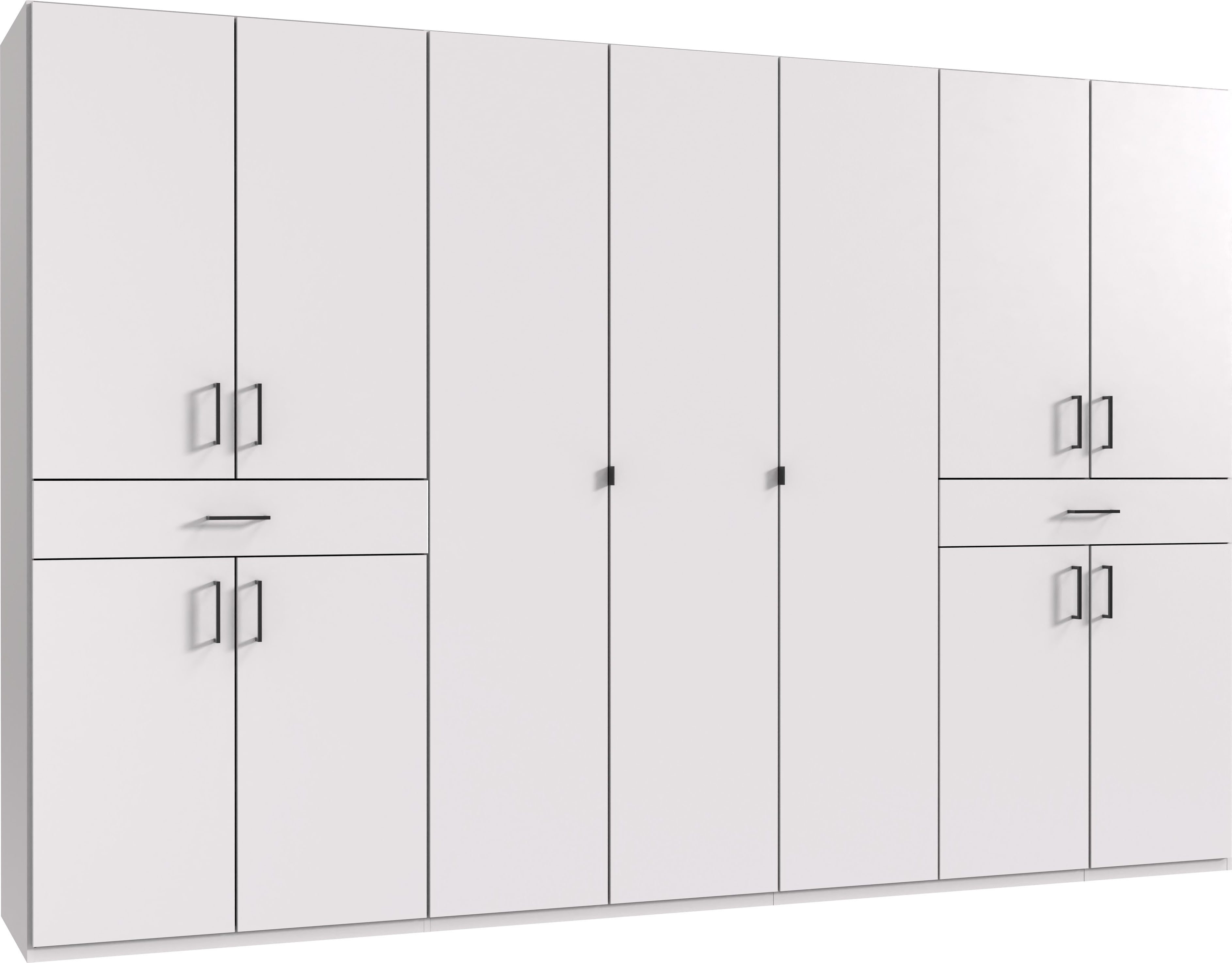 Wimex Drehtürenschrank Tibet Kleiderschrank mit sehr viel Stauraum, große Farbauswahl mit jeweils 2 Schubladen auf bequemer Zugriffshöhe, in 3 Breiten
