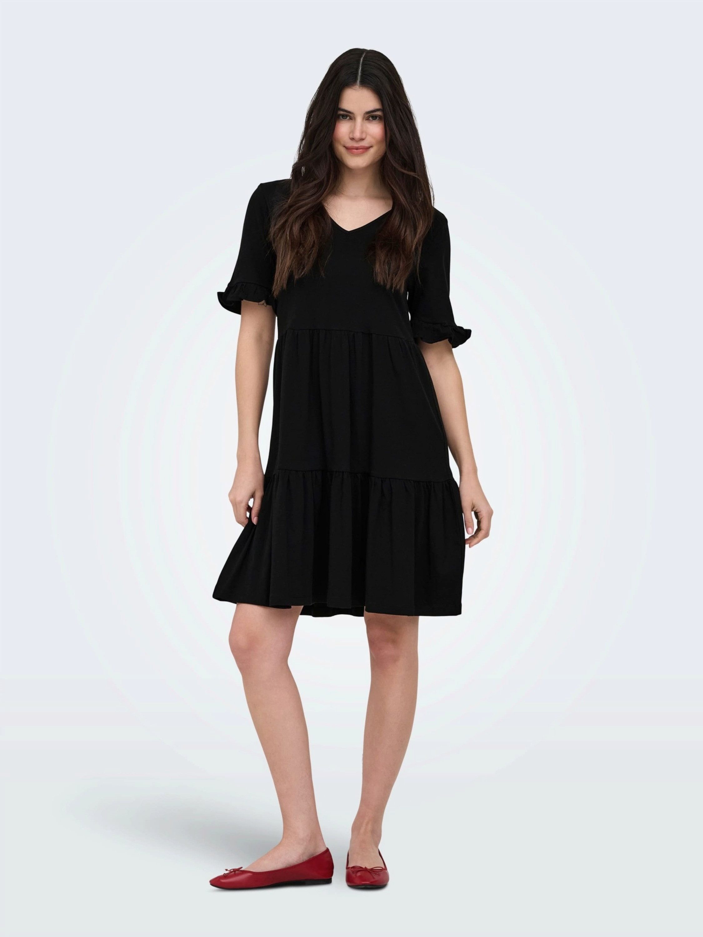 ONLY Midikleid ONLBLOOM (1-tlg) Volant