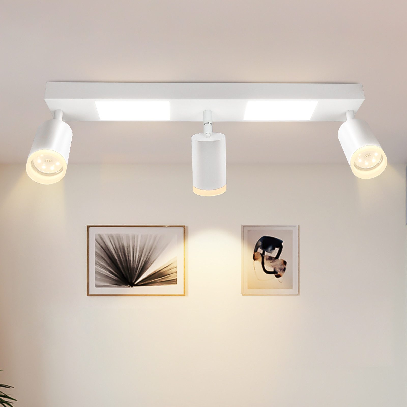 Nettlife Deckenstrahler Schwarz Schlafzimmer LED Deckenleuchte günstig online kaufen