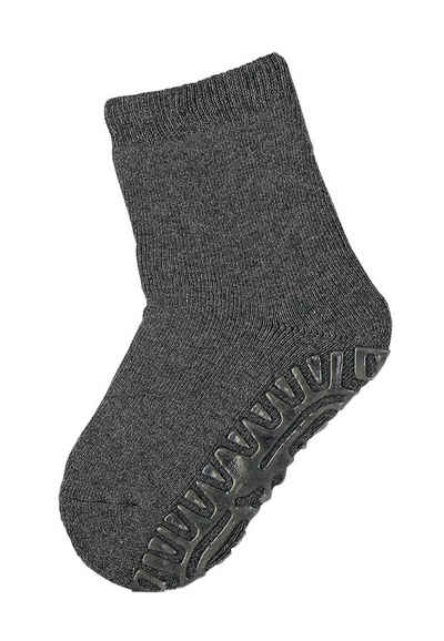 Sterntaler® ABS-Socken »Fliesen Flitzer SOFT uni« Rutschsocken mit Vollplüsch im Sohlenbereich, ABS- Söckchen