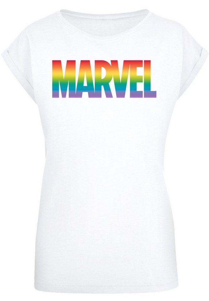 F4NT4STIC T-Shirt Marvel Pride Premium Qualität, Sehr weicher Baumwollstoff  mit hohem Tragekomfort