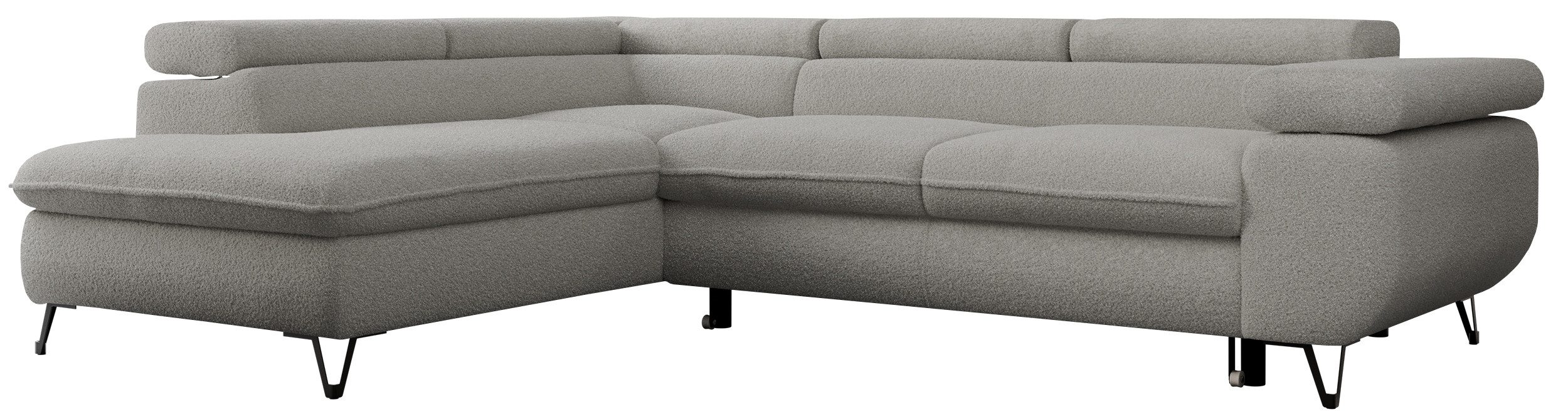 MKS MÖBEL Ecksofa PETER L, Set, Ecksofa L-form, HR35-Schaum, Wellenfederker günstig online kaufen
