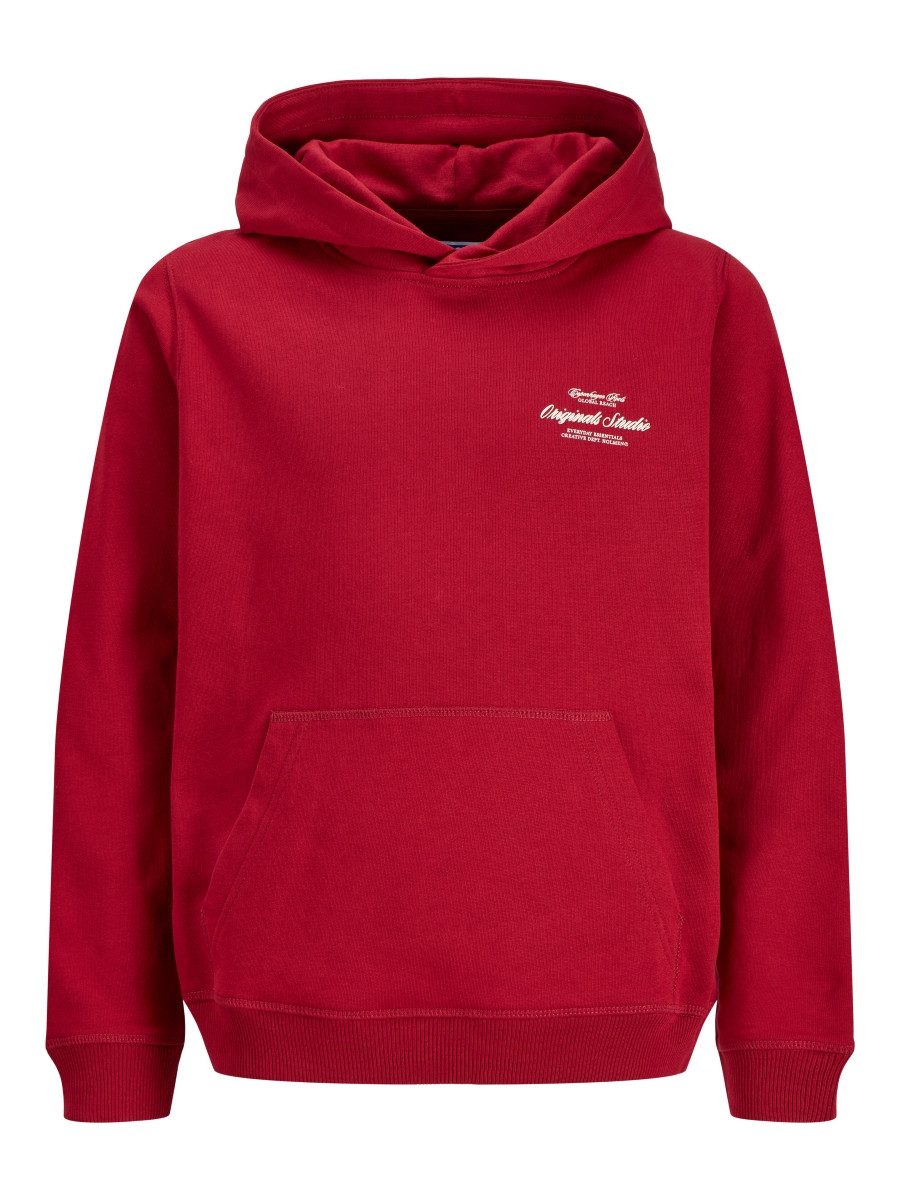 Jack & Jones Junior Kapuzensweatshirt JORNORREBRO TYPO BACK (1-tlg., Geschenkidee)