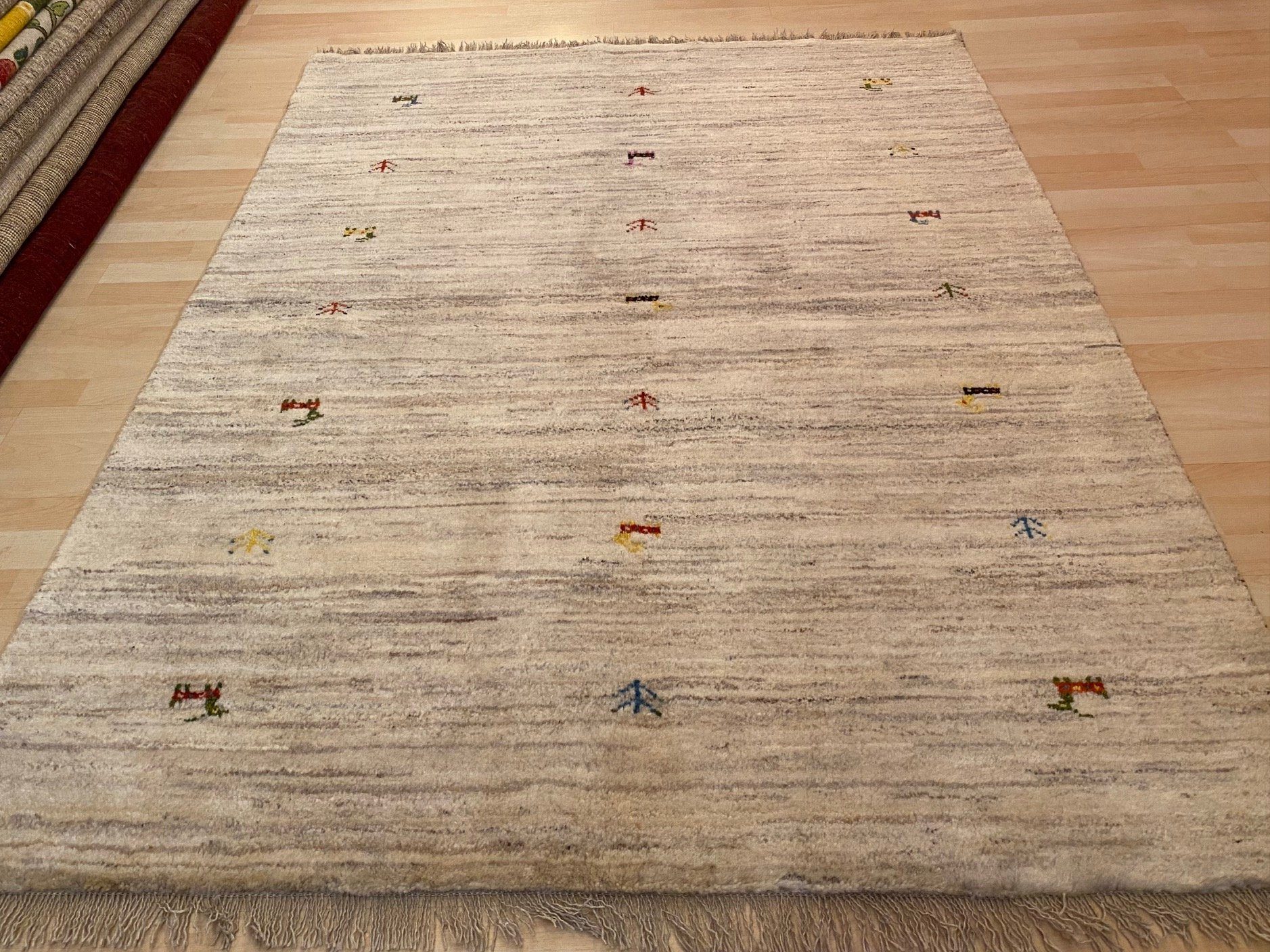 Unikat, Echtheitszertifikat mit Perserteppich Orientteppich Morgenlandbazar, Gabbeh Nomaden Unikat Original Teppich Perser 192x146