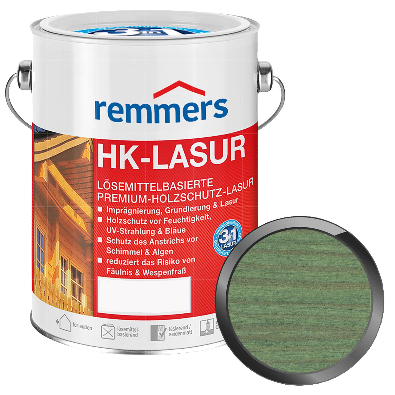 Remmers Holzschutzlasur HK-LASUR - 5 LTR